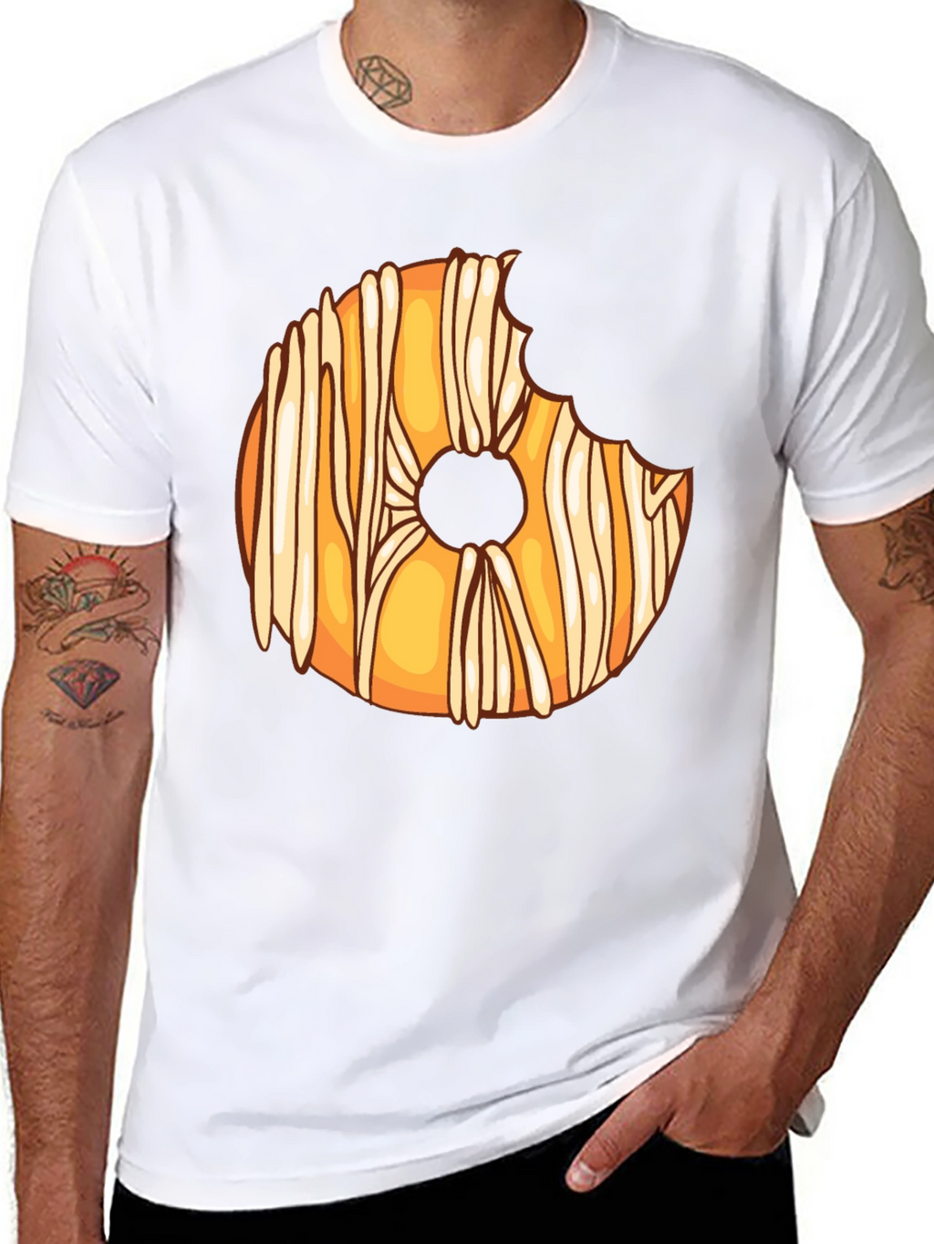 Donut Bite T-Shirt - Funny Graphic Tee