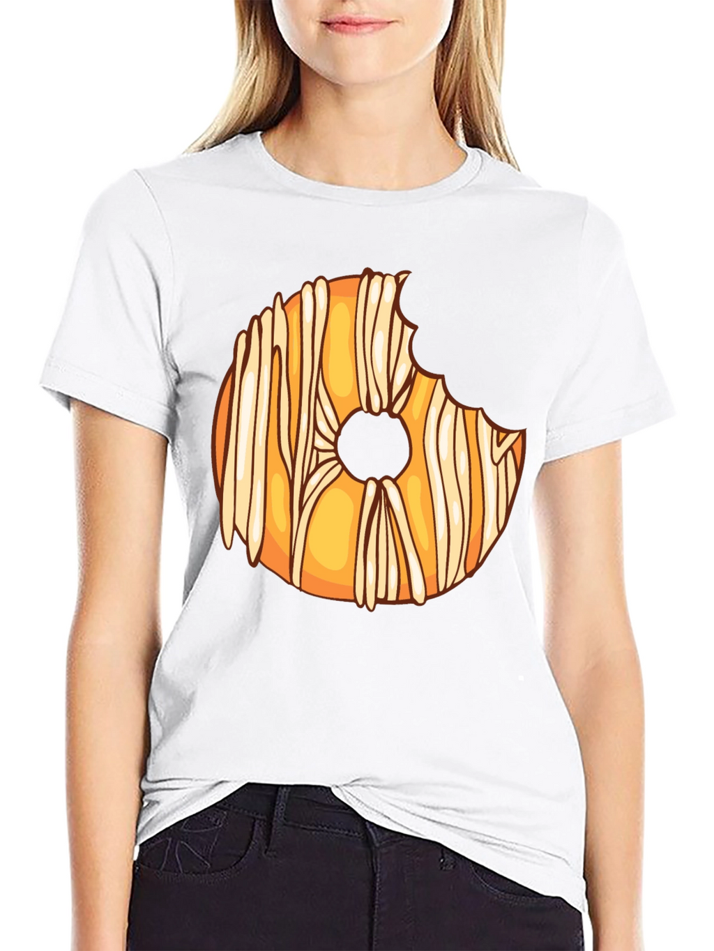 Donut Bite T-Shirt - Funny Graphic Tee