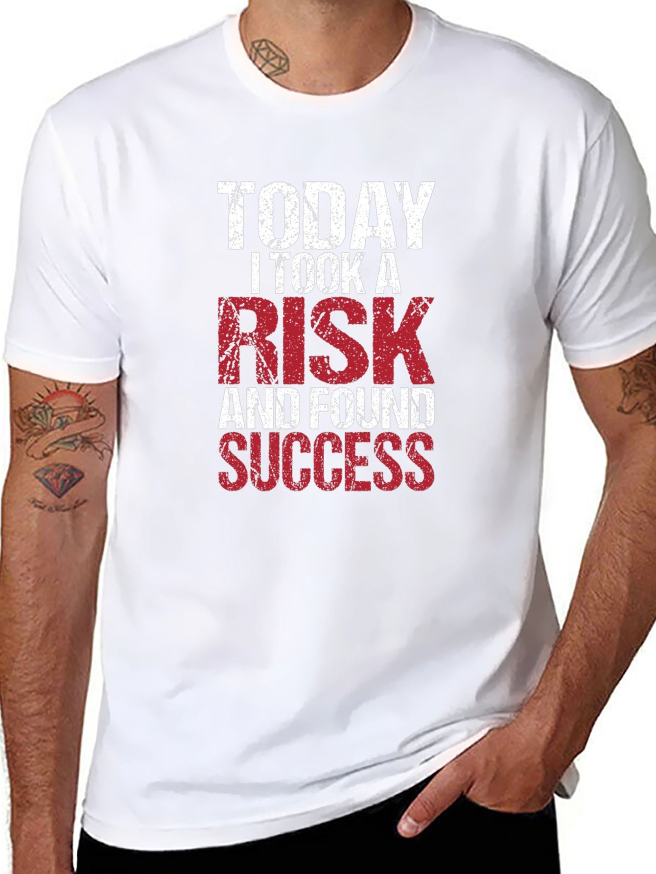Motivational T-Shirt: Take a Risk Find Success