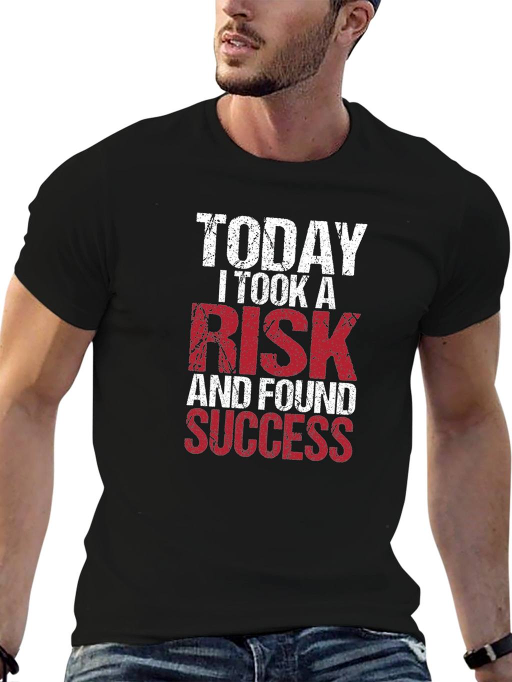 Motivational T-Shirt: Take a Risk Find Success