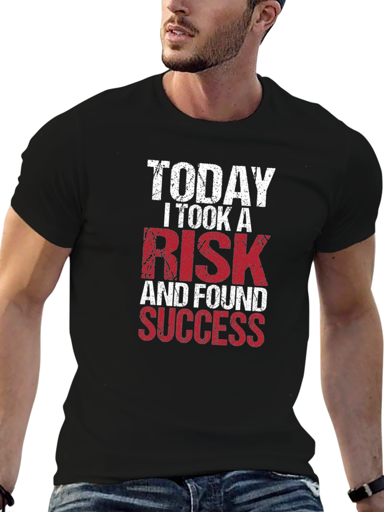 Motivational T-Shirt: Take a Risk Find Success