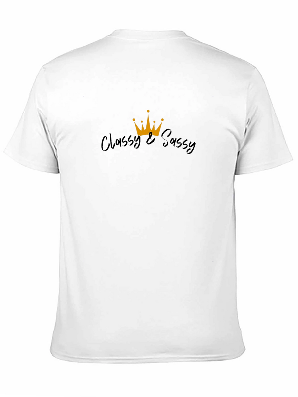Classy & Sassy Graphic Tee - Black Cotton Blend