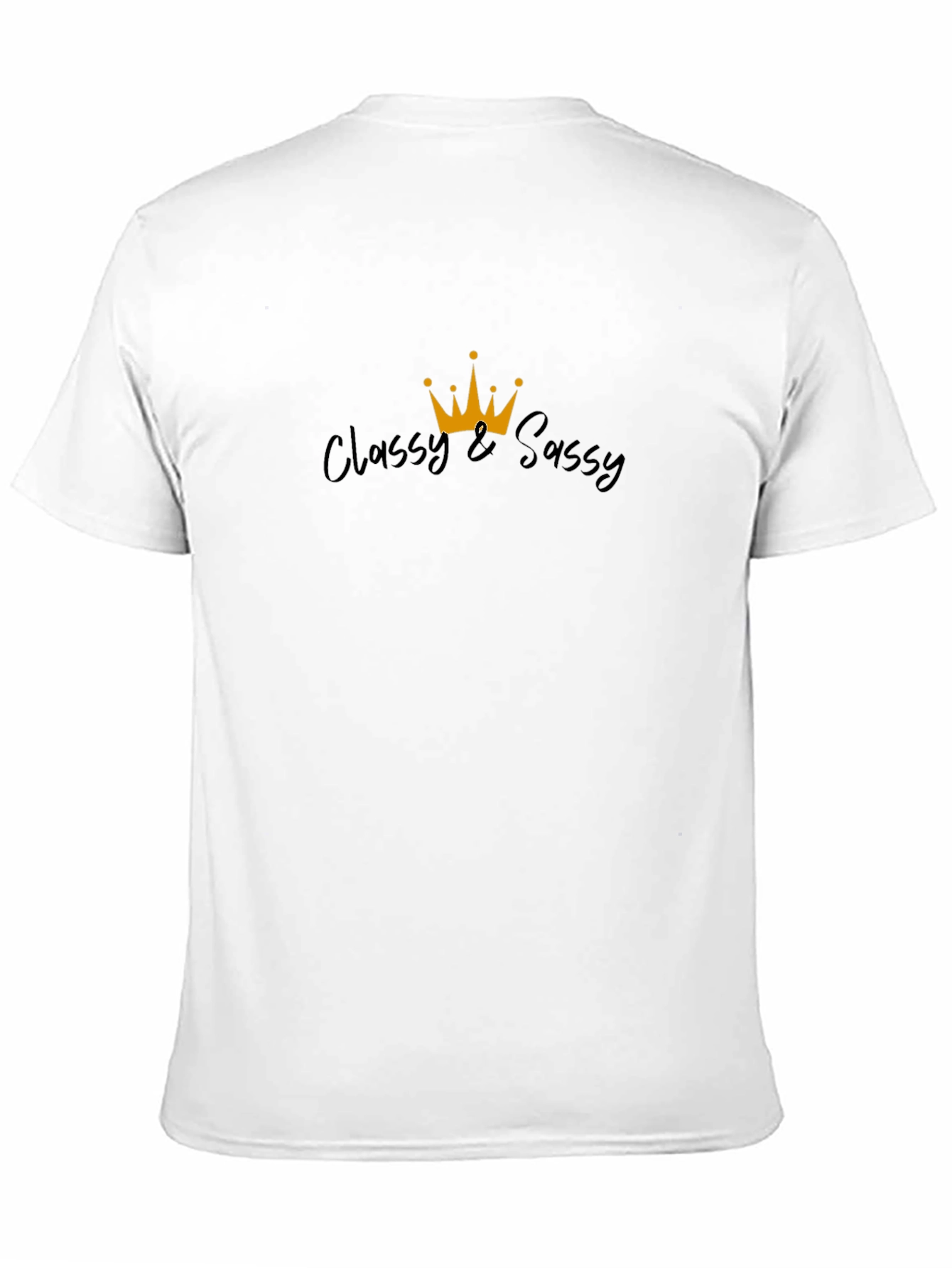 Classy & Sassy Graphic Tee - Black Cotton Blend