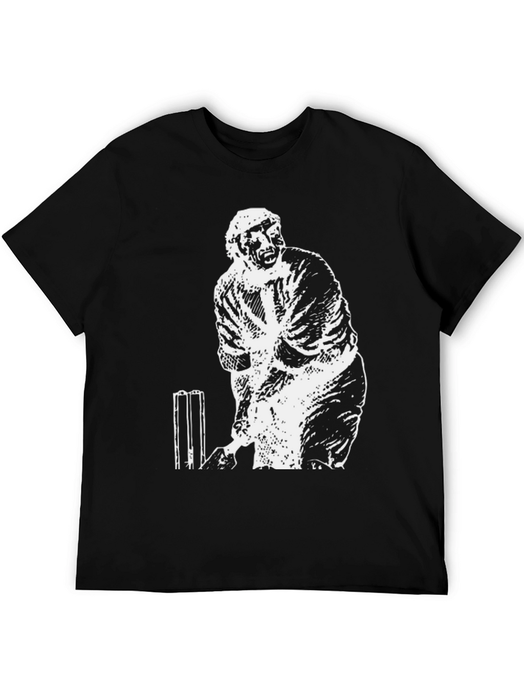 Cricket Player Graphic T-Shirt