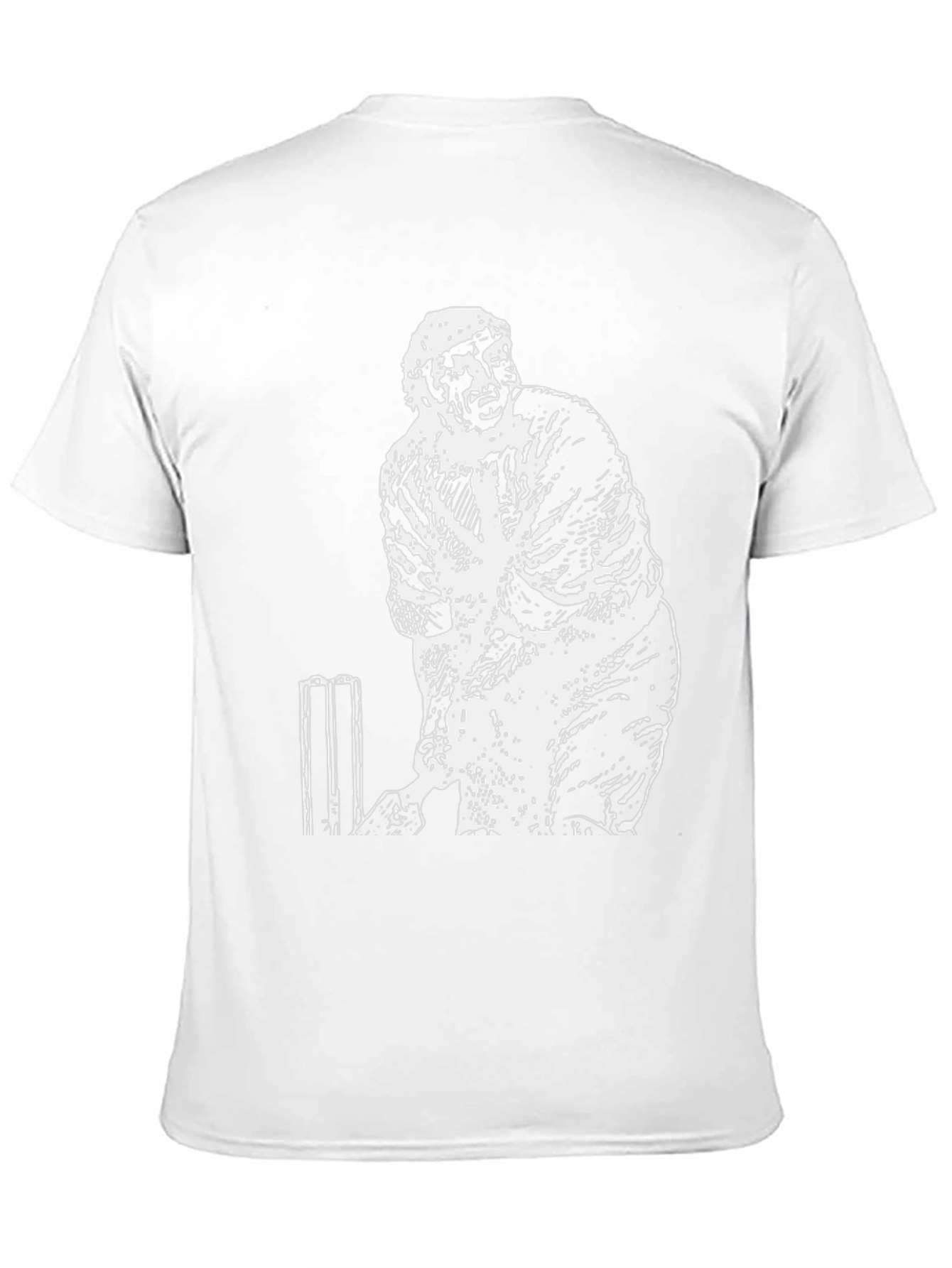Cricket Player Graphic T-Shirt