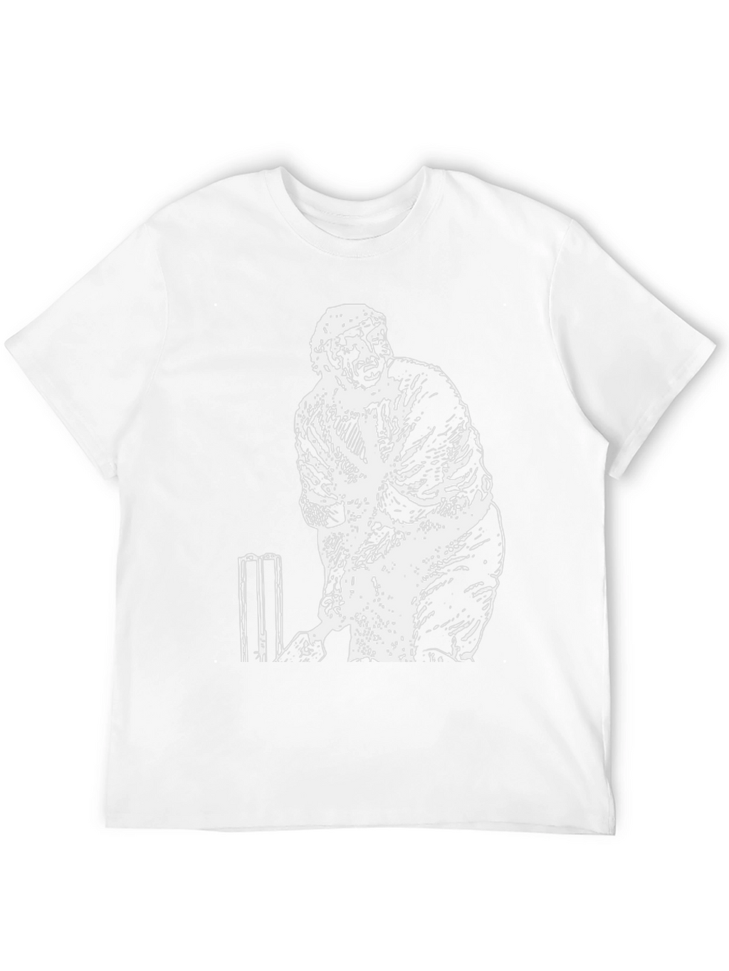 Cricket Player Graphic T-Shirt