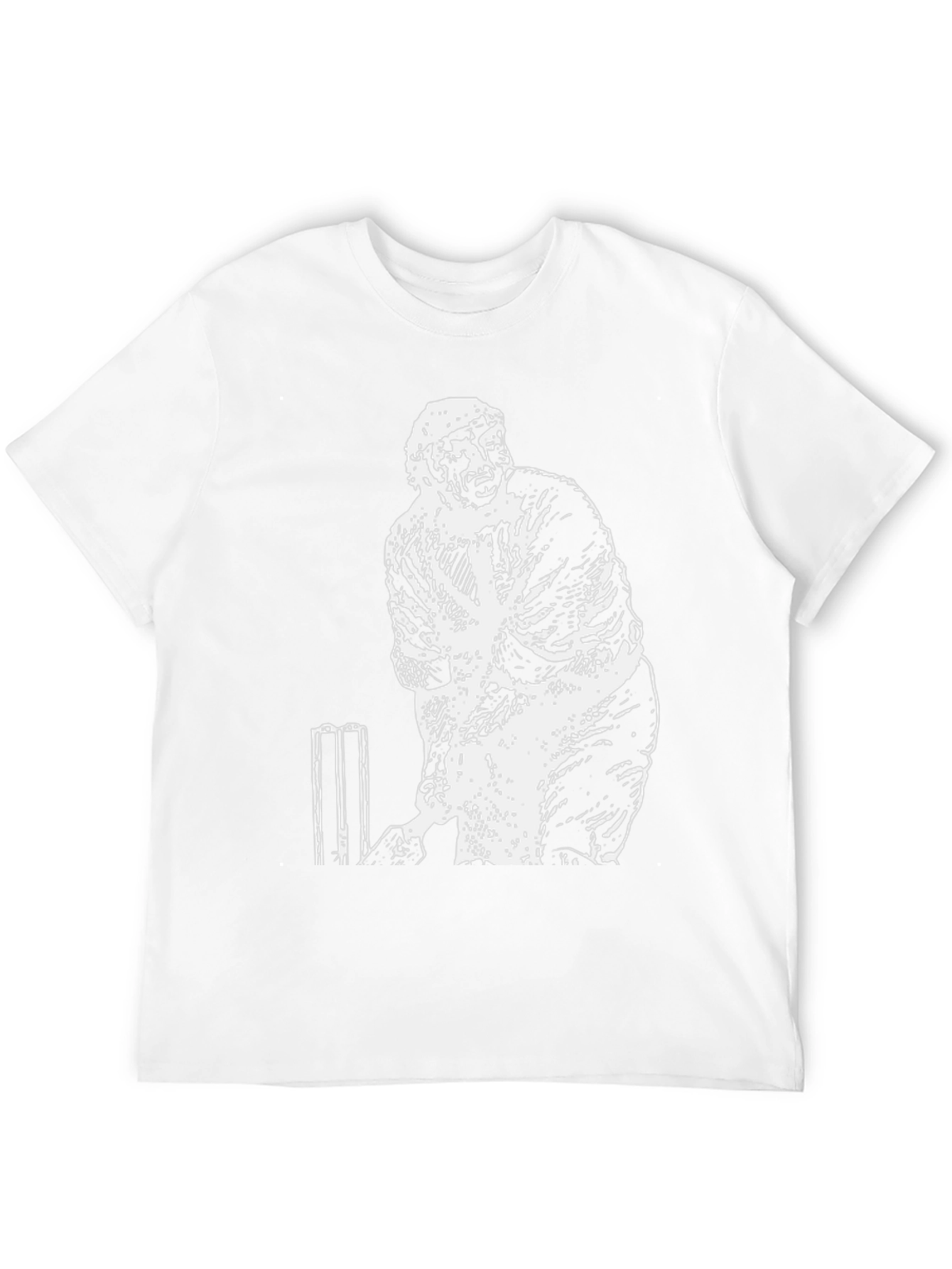 Cricket Player Graphic T-Shirt