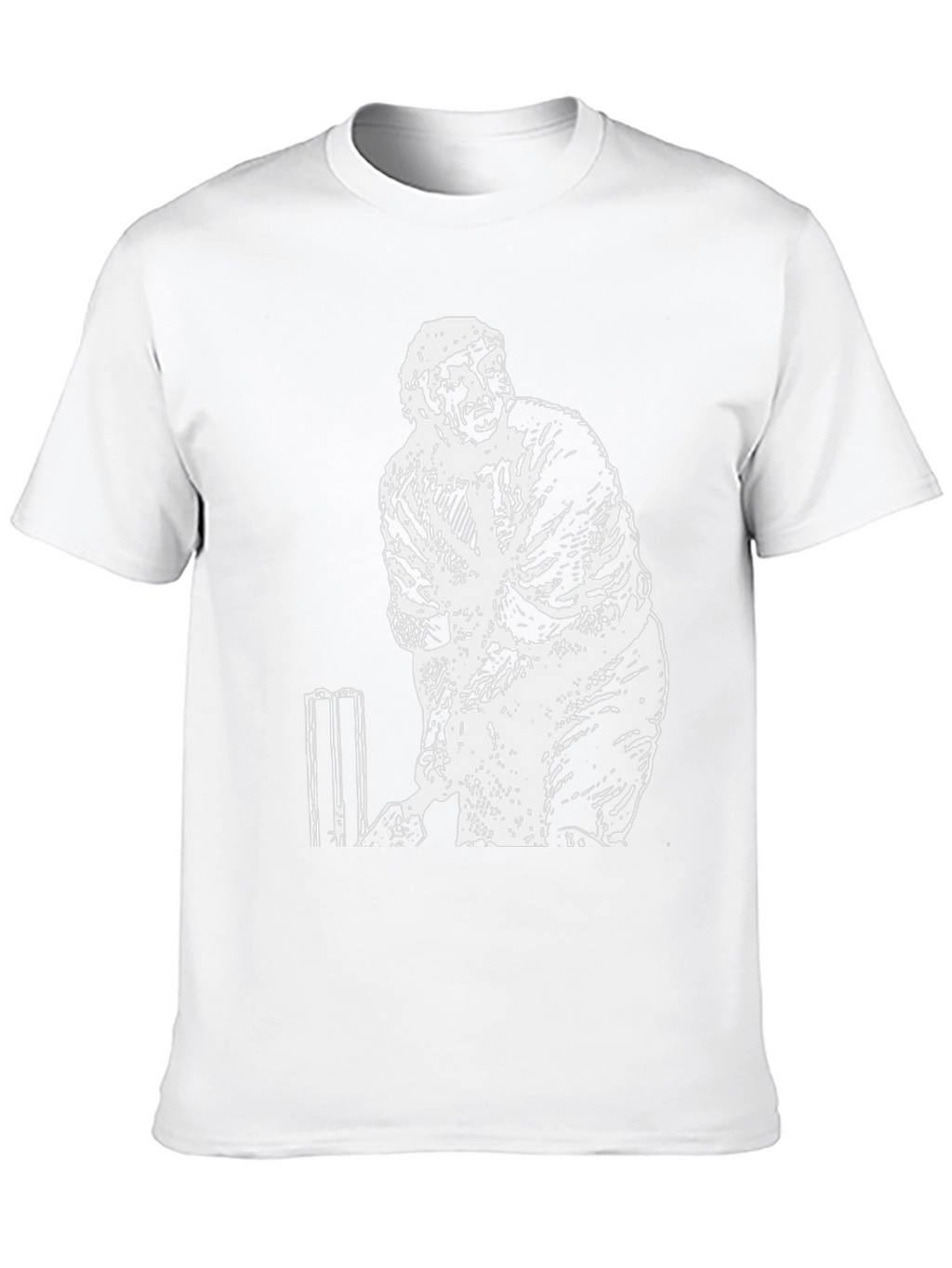 Cricket Player Graphic T-Shirt