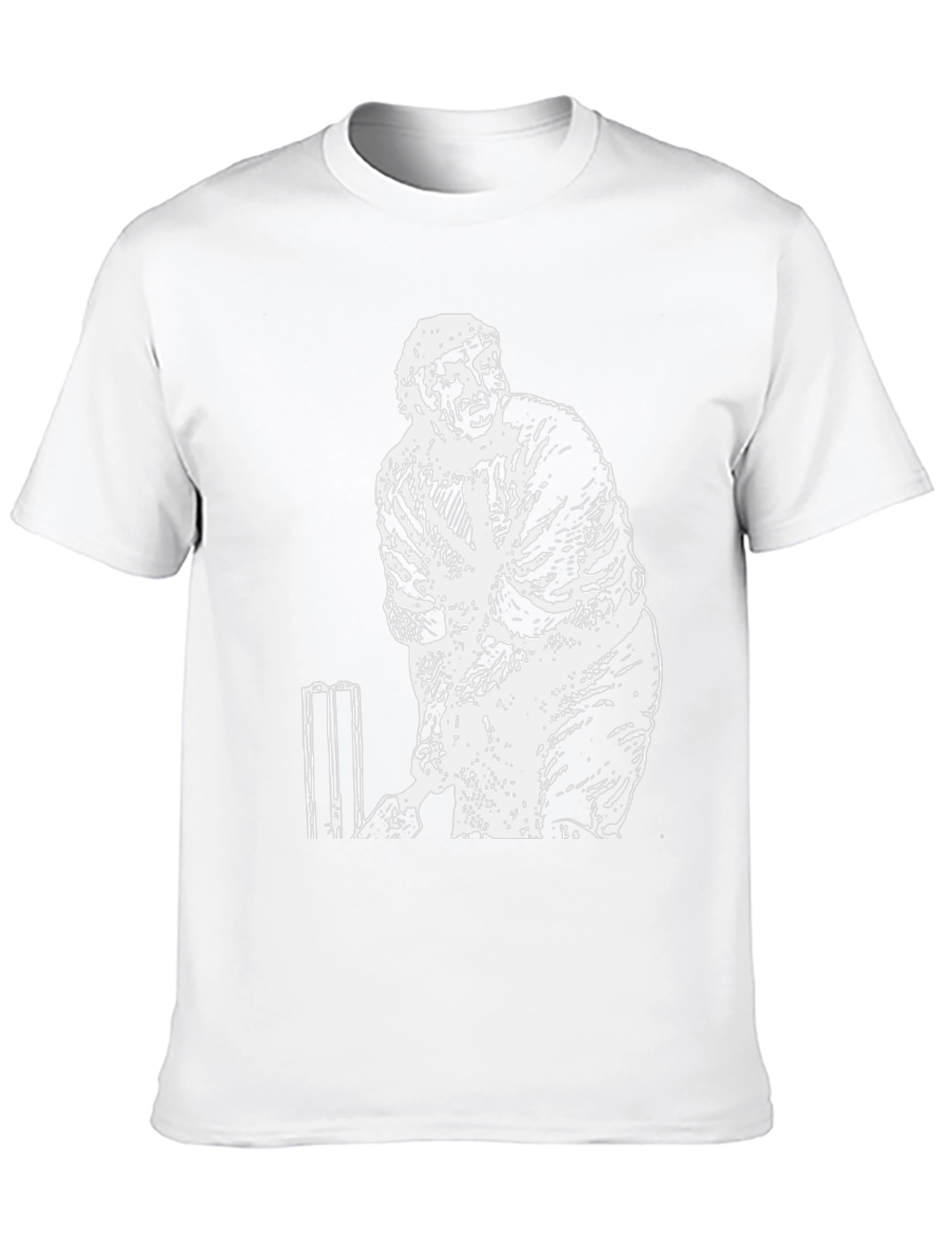 Cricket Player Graphic T-Shirt
