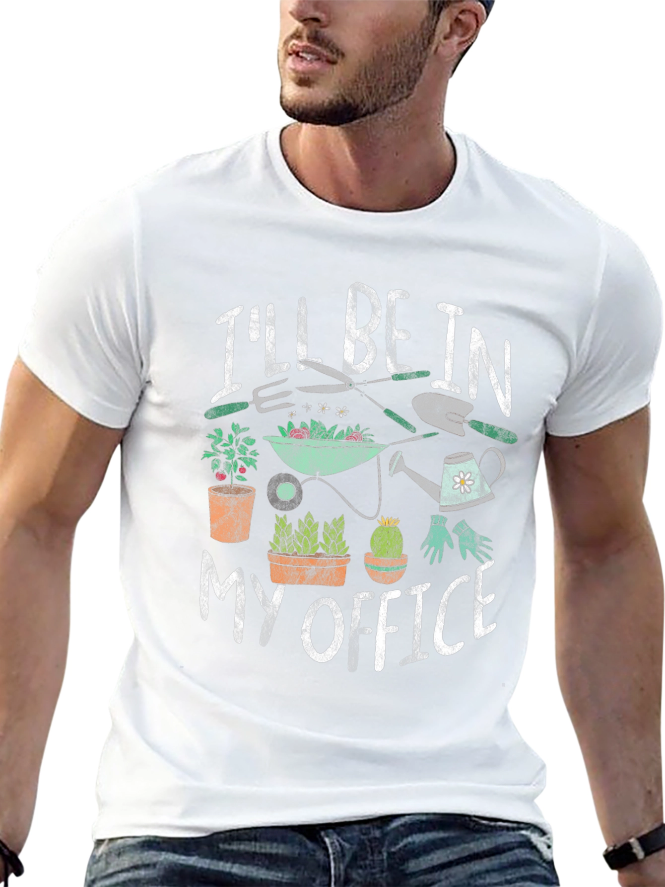 Gardeners T-Shirt - Ill Be In My Office