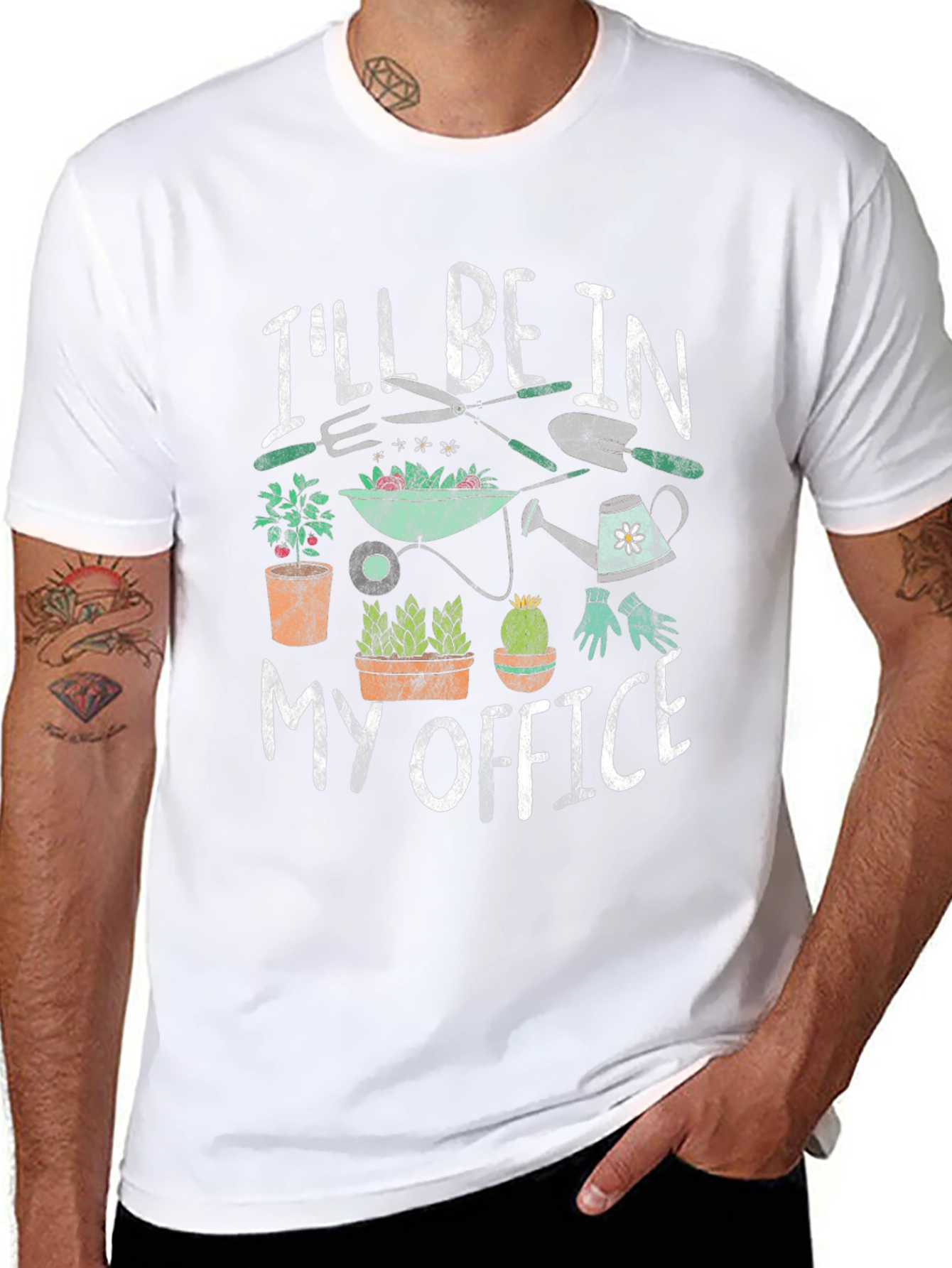 Gardeners T-Shirt - Ill Be In My Office