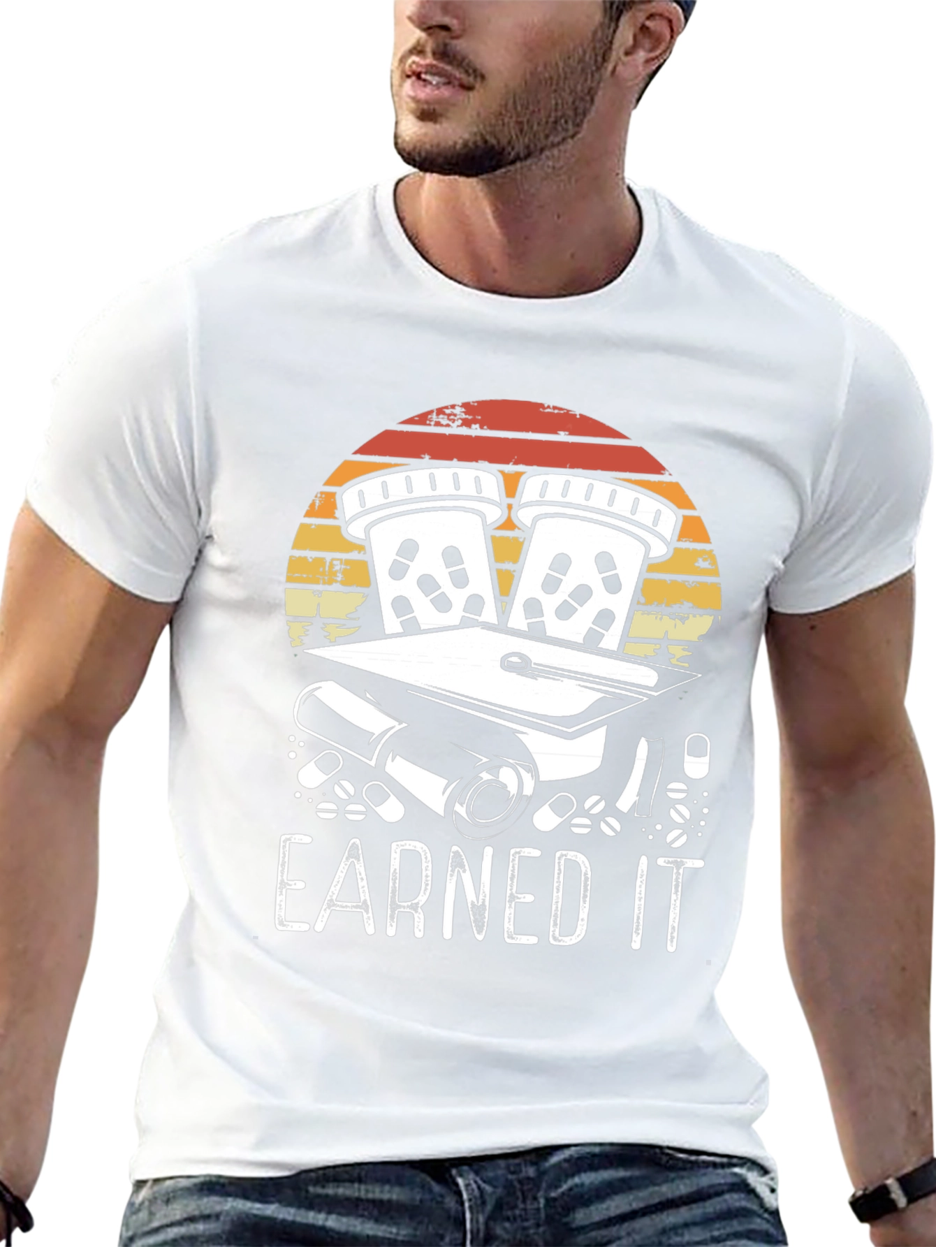 Earned It Graduation T-Shirt - Pharmacy School Gift