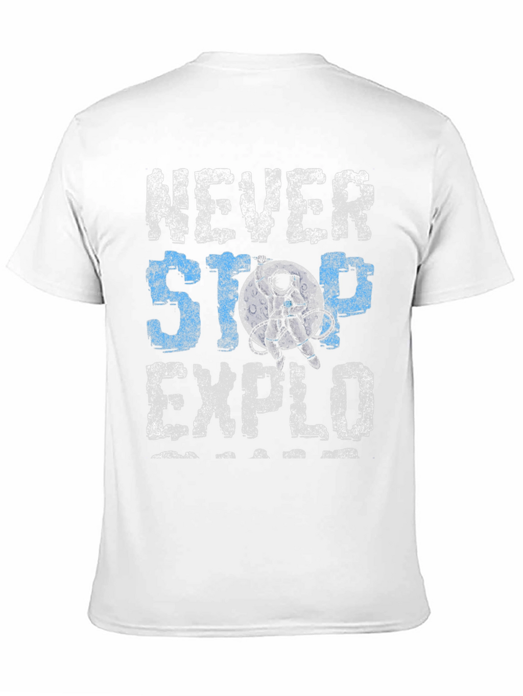 Never Stop Exploring Graphic Tee - Black