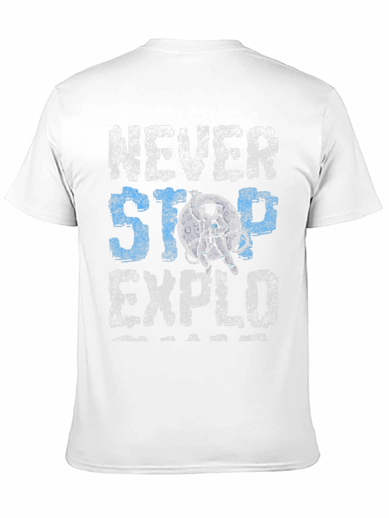 Never Stop Exploring Graphic Tee - Black