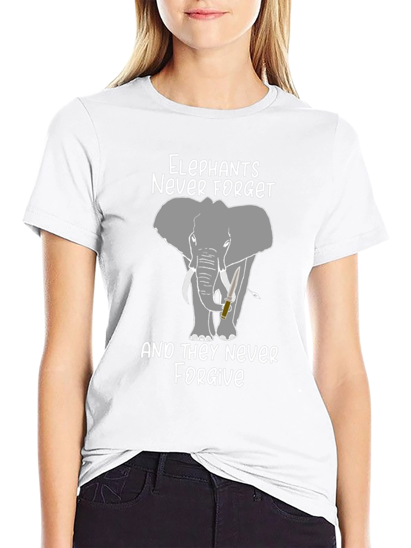 Elephants Never Forget Graphic Tee