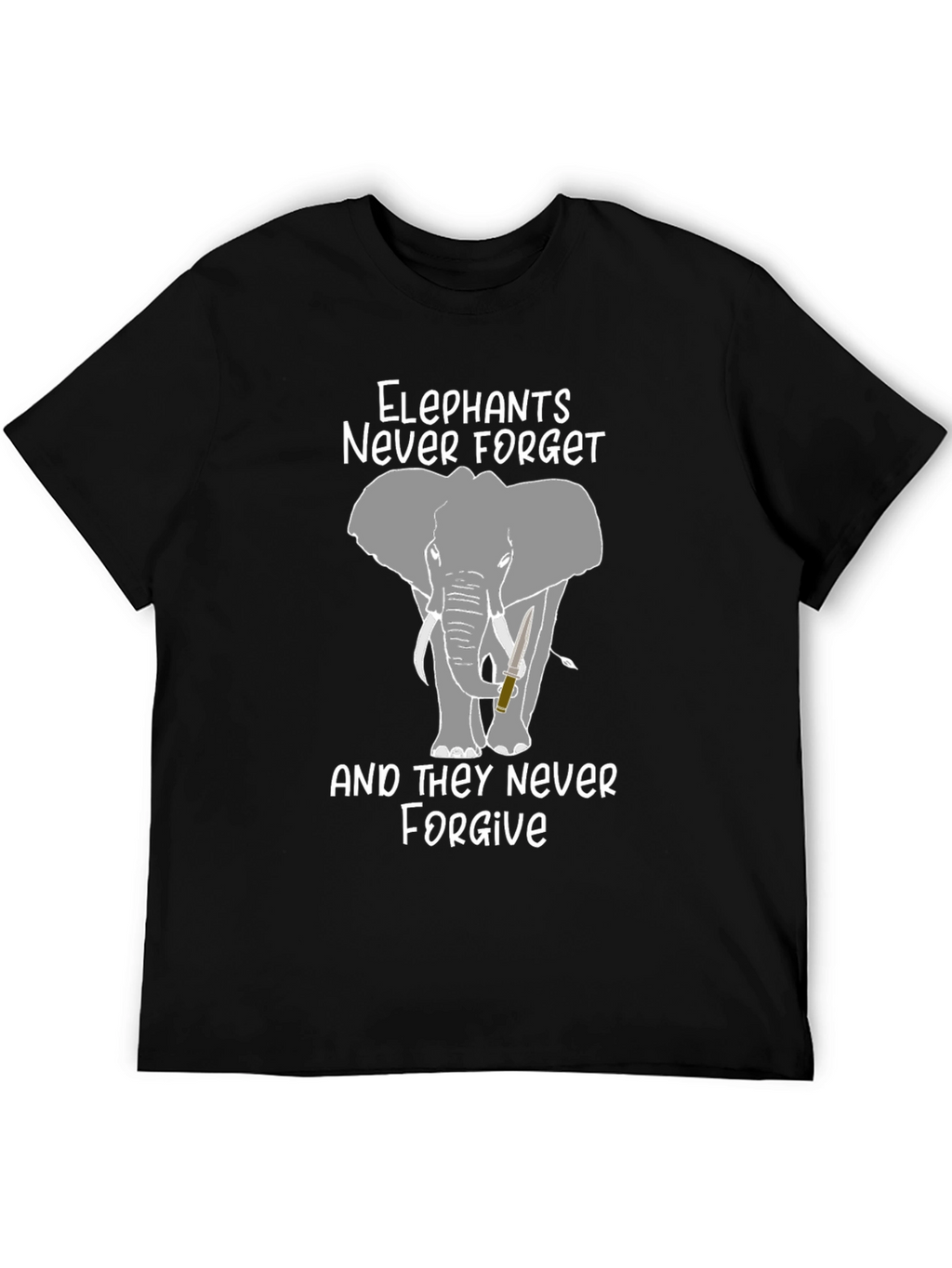 Elephants Never Forget Graphic Tee