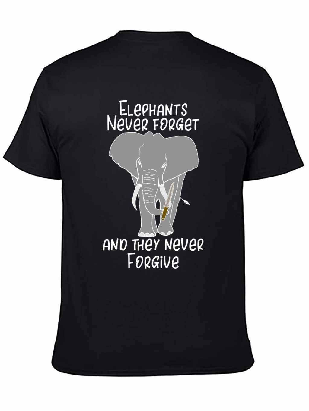 Elephants Never Forget Graphic Tee