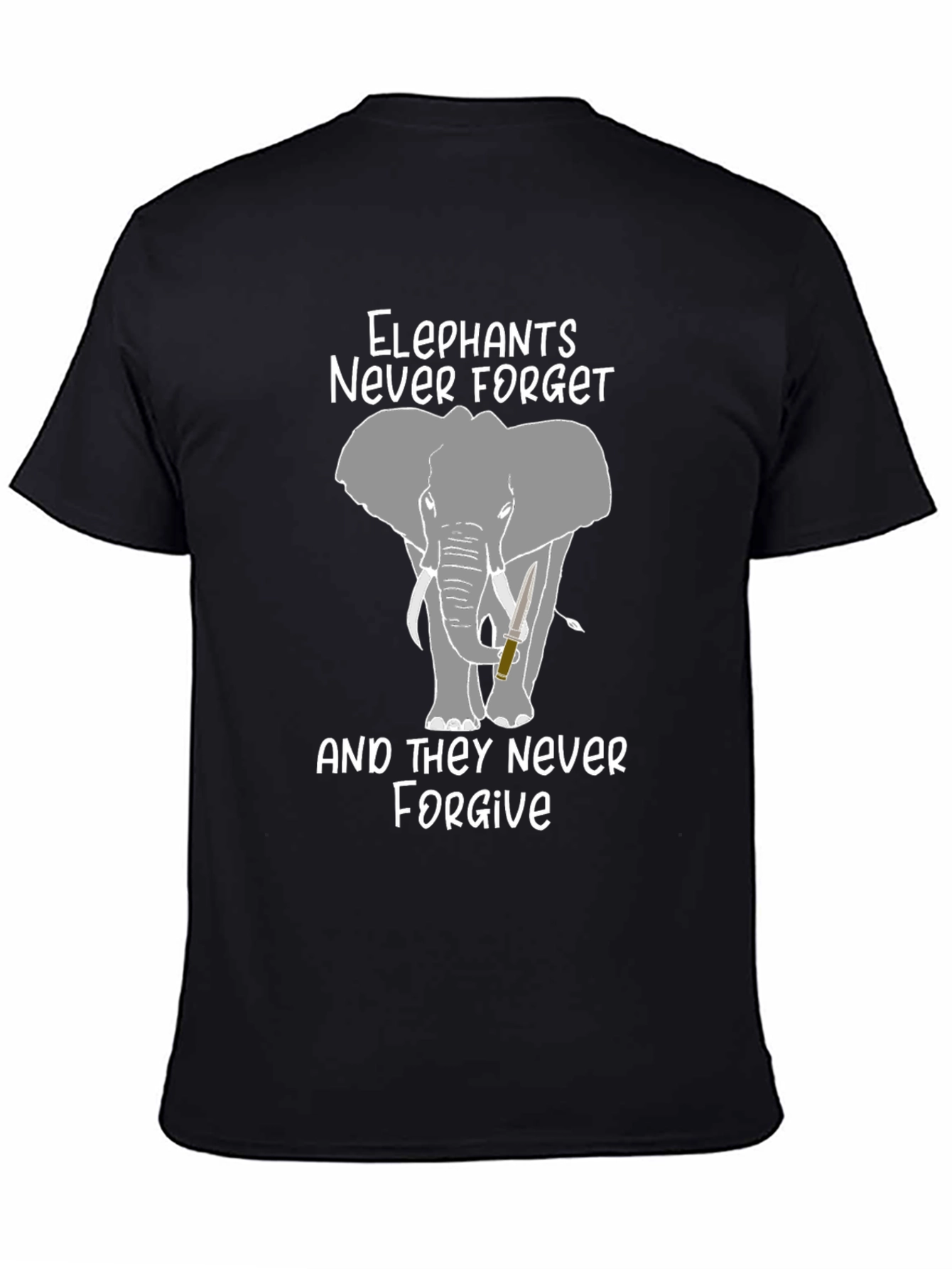 Elephants Never Forget Graphic Tee