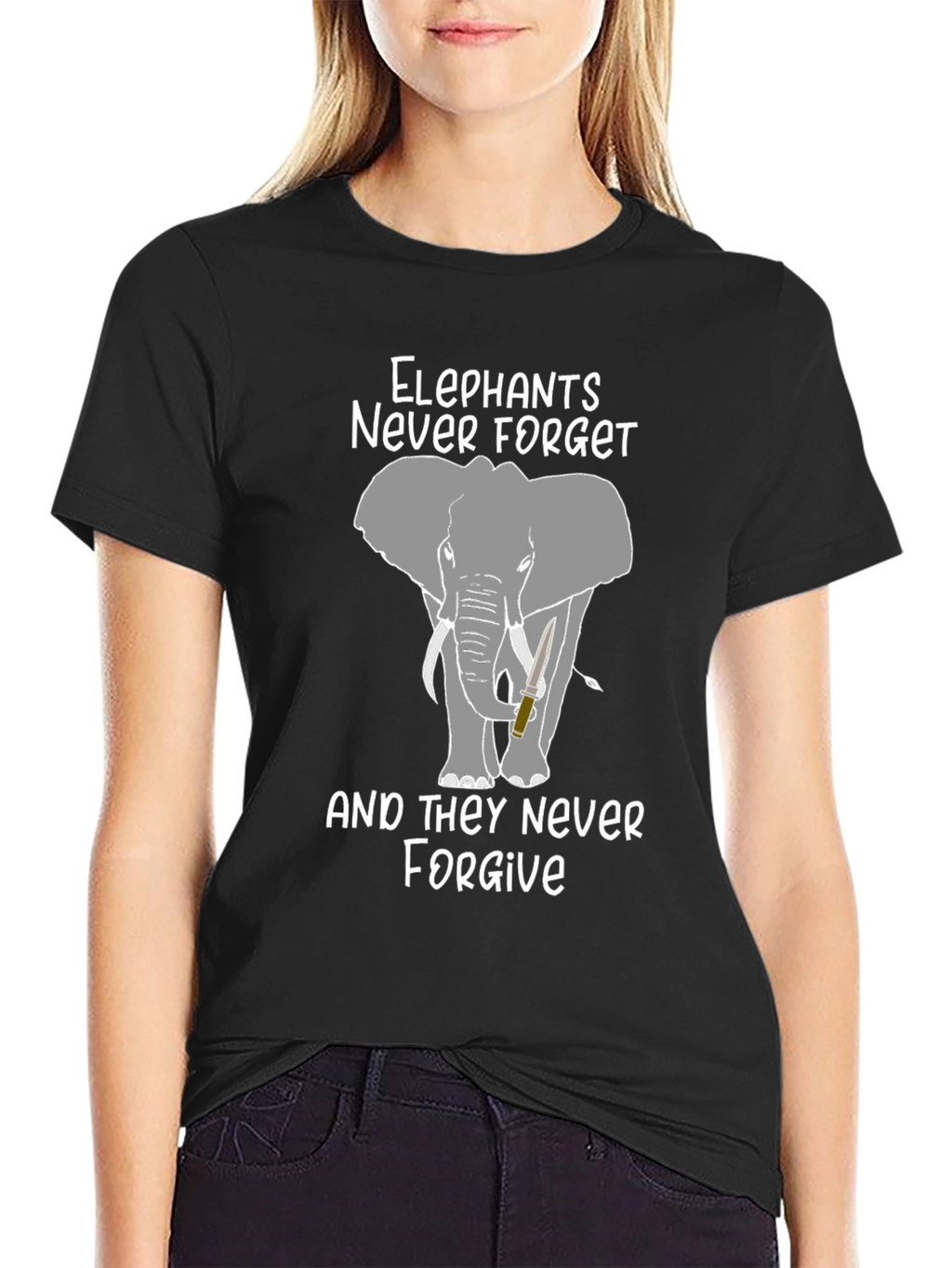 Elephants Never Forget Graphic Tee