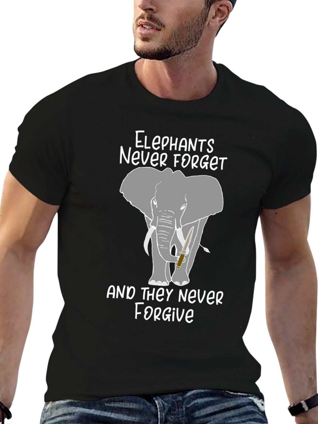 Elephants Never Forget Graphic Tee