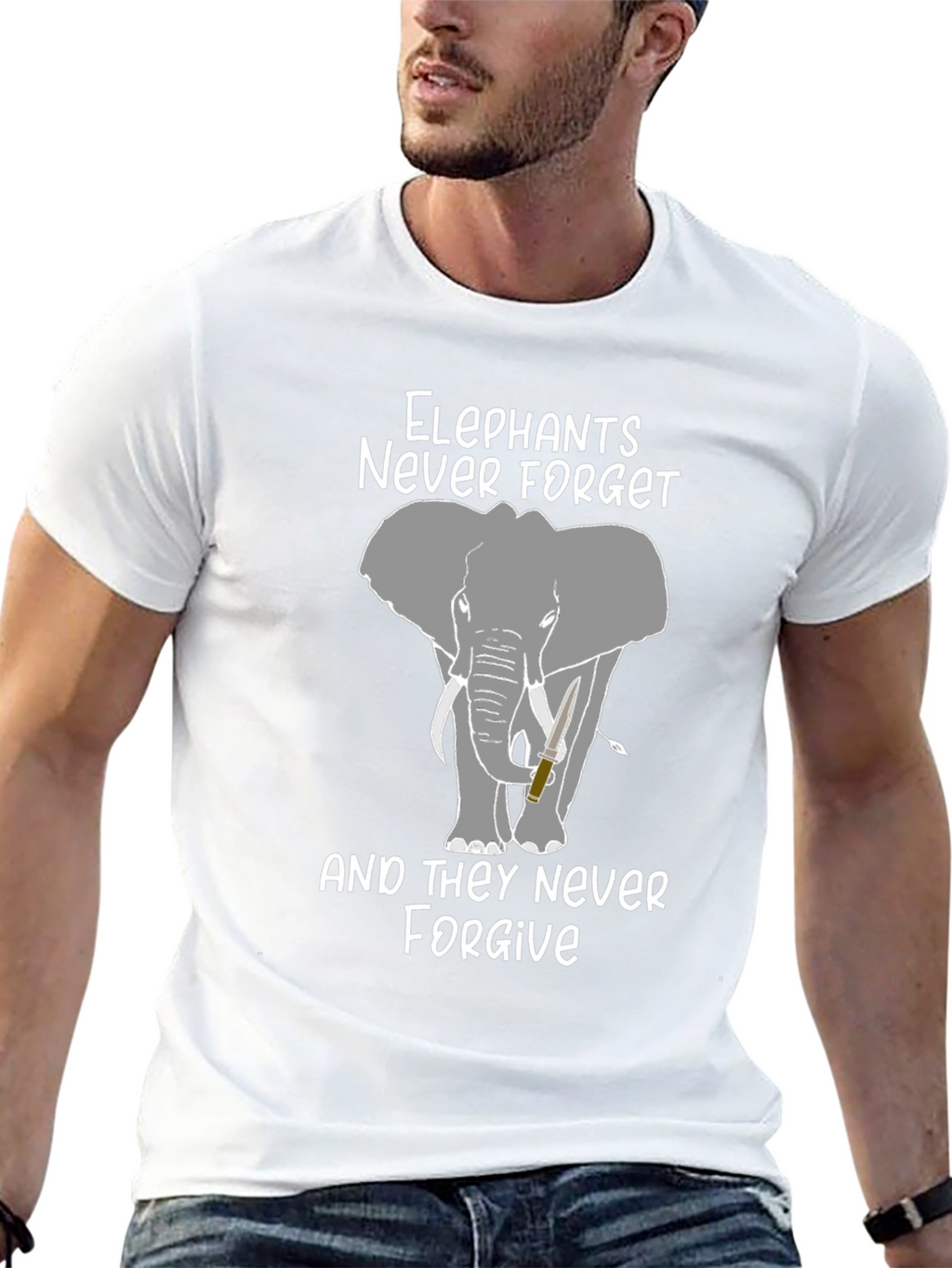 Elephants Never Forget Graphic Tee