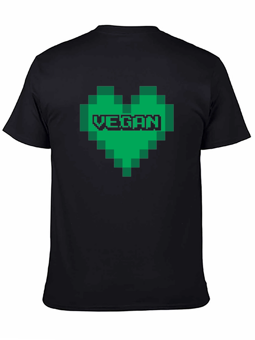 Vegan Pixel Heart T-Shirt