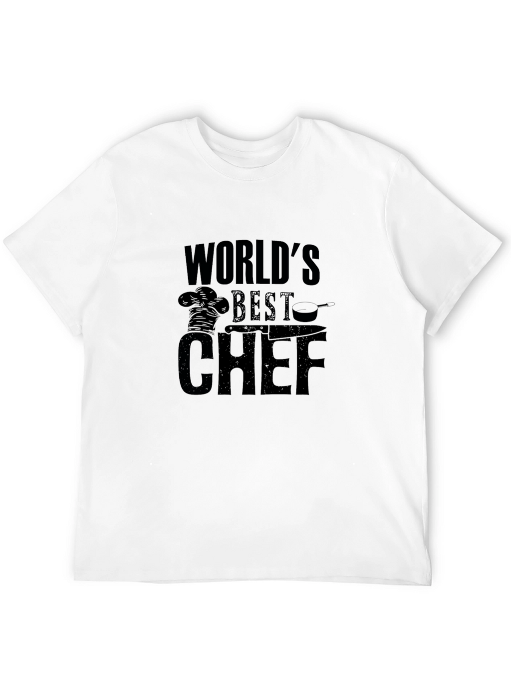 Worlds Best Chef Black Graphic T-Shirt