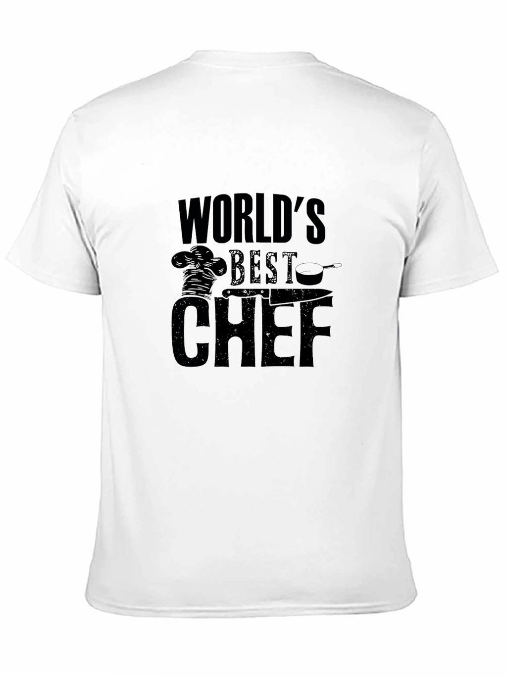 Worlds Best Chef Black Graphic T-Shirt