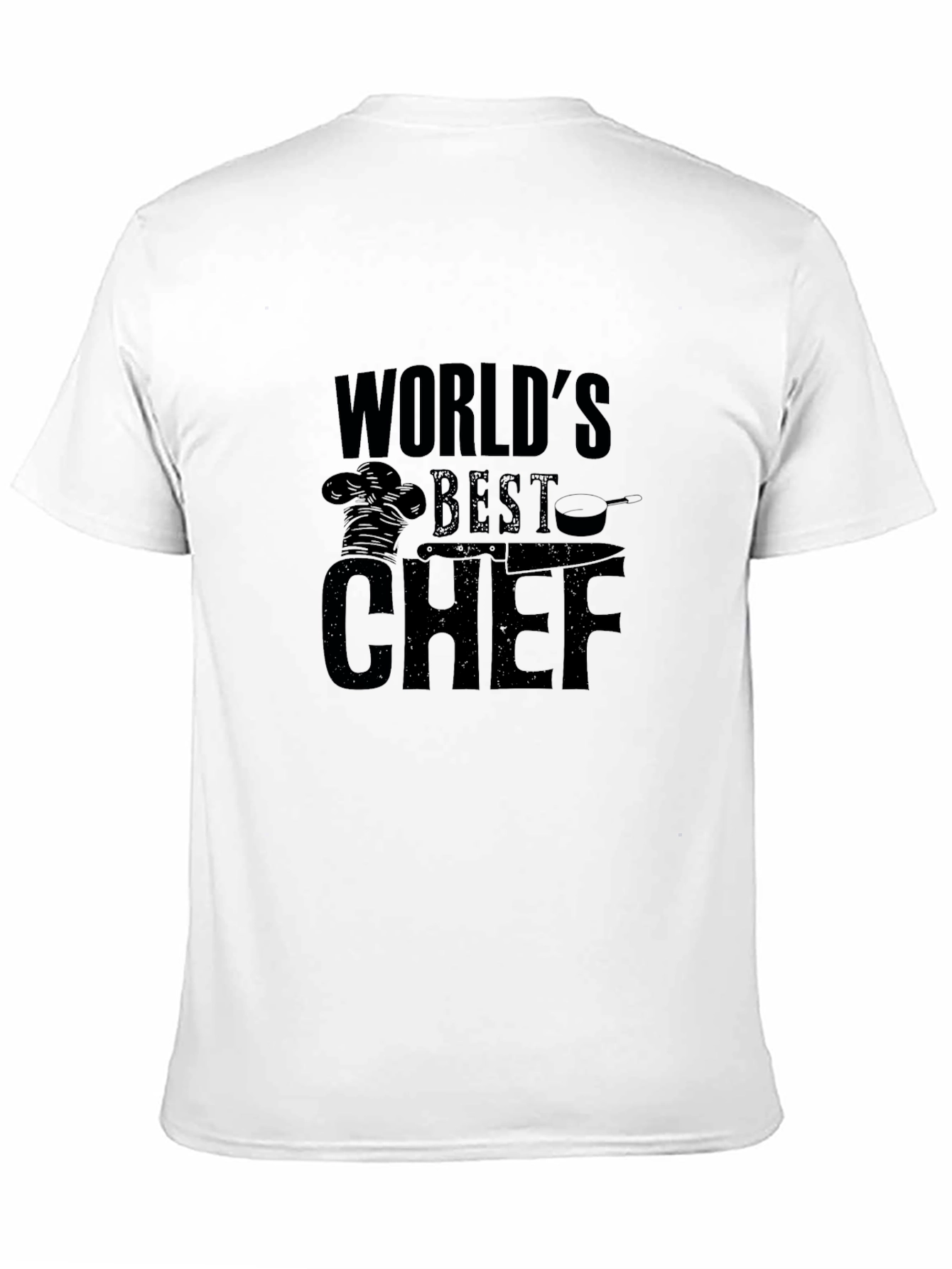 Worlds Best Chef Black Graphic T-Shirt