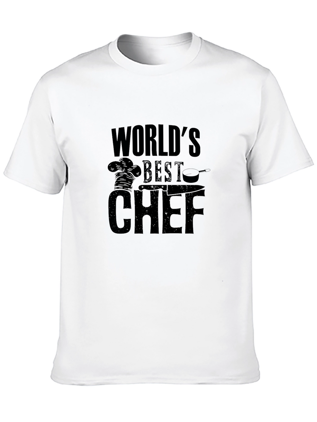 Worlds Best Chef Black Graphic T-Shirt