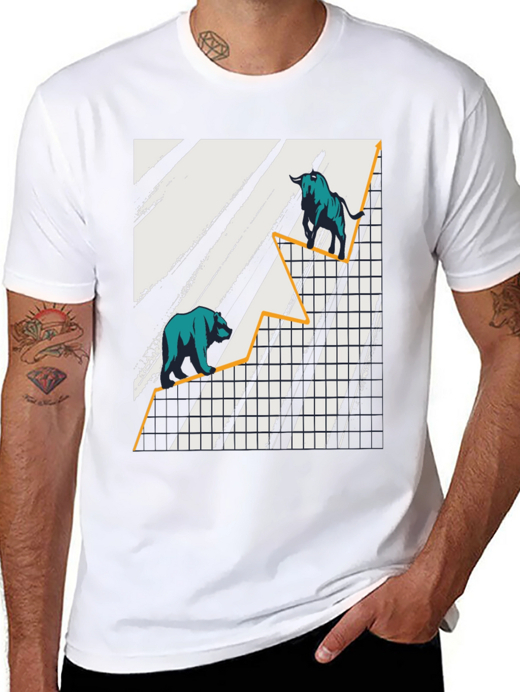 Bull & Bear Market Graphic Tee