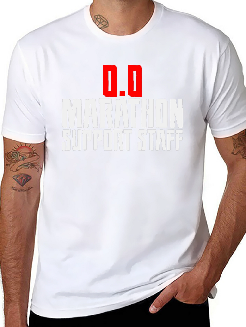 Marathon Support Staff T-Shirt - Black