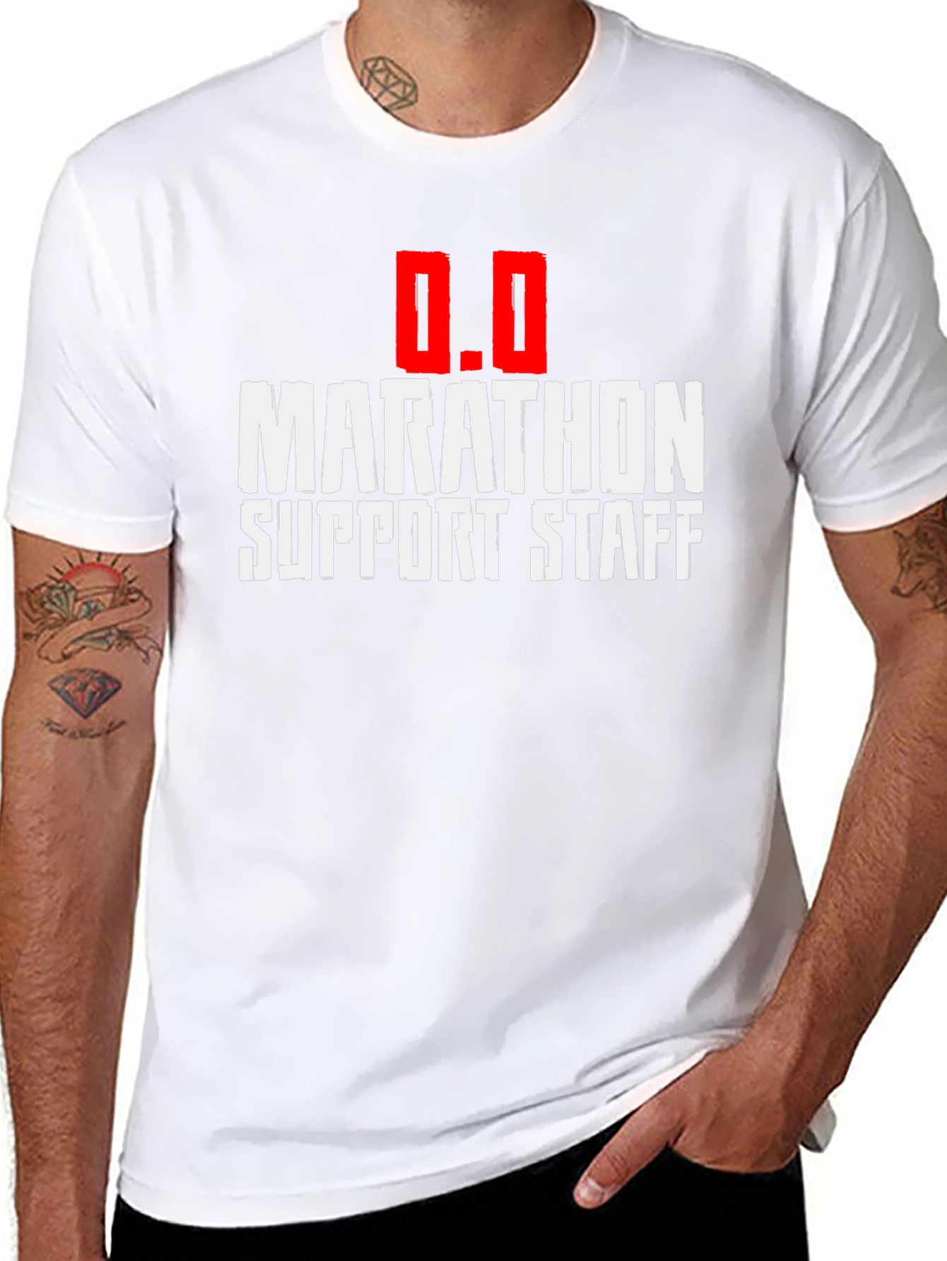 Marathon Support Staff T-Shirt - Black