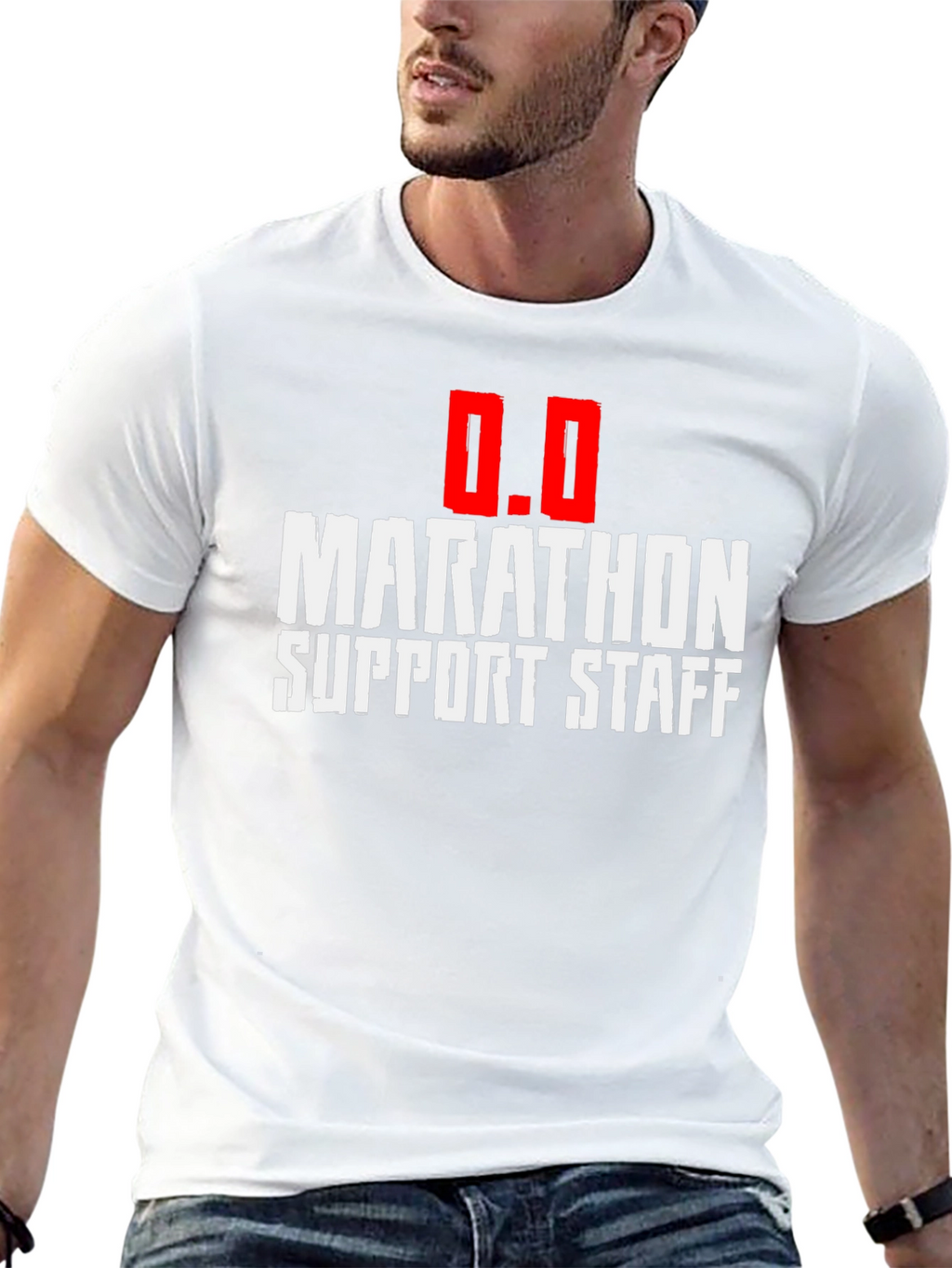 Marathon Support Staff T-Shirt - Black