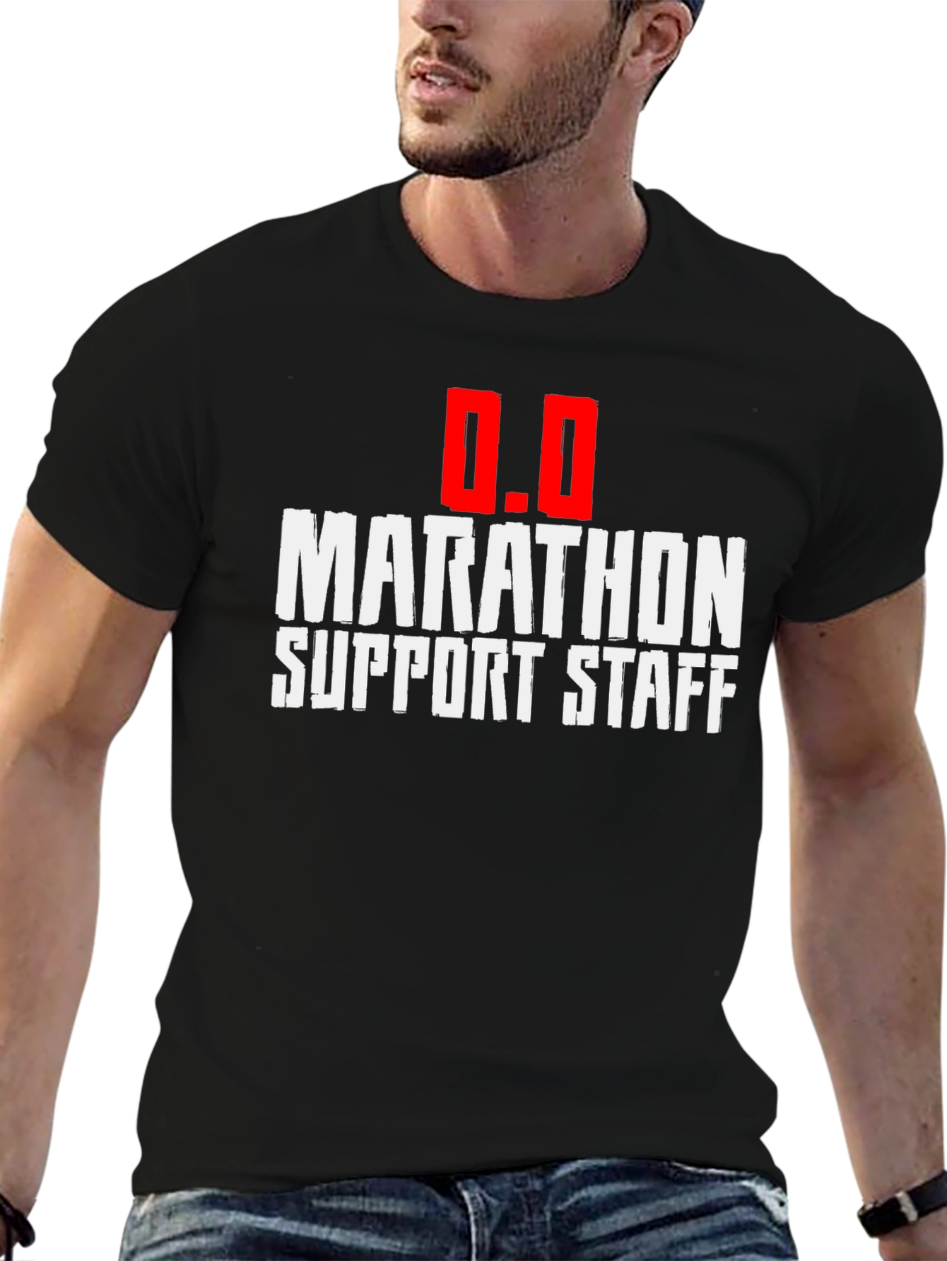 Marathon Support Staff T-Shirt - Black