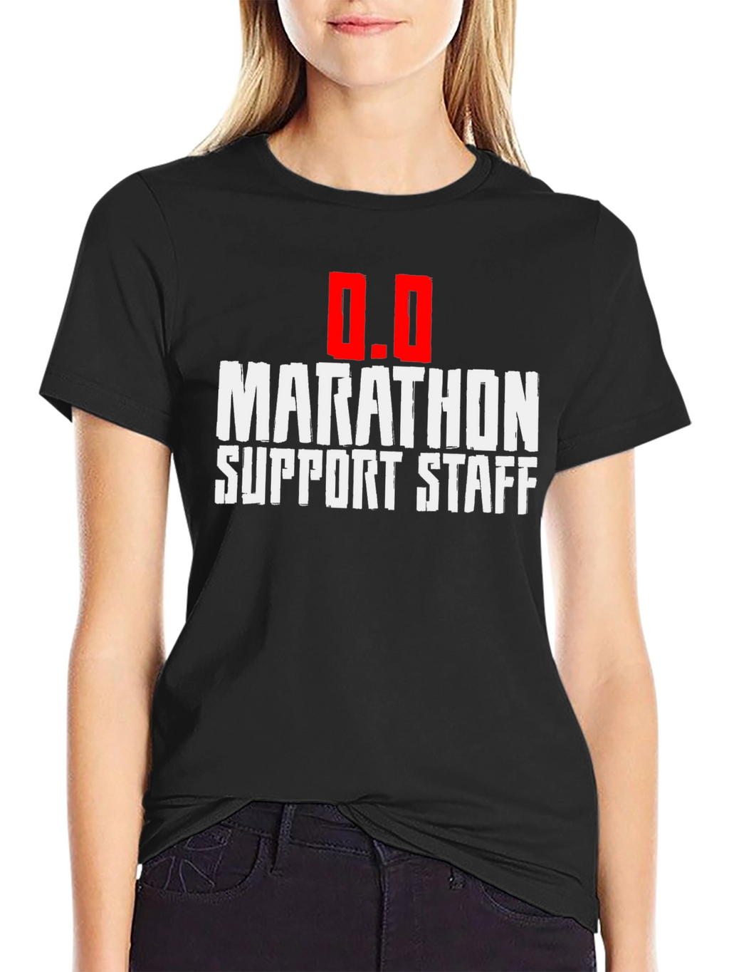 Marathon Support Staff T-Shirt - Black