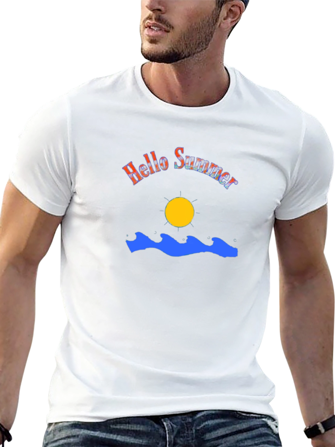 Hello Summer Graphic T-Shirt