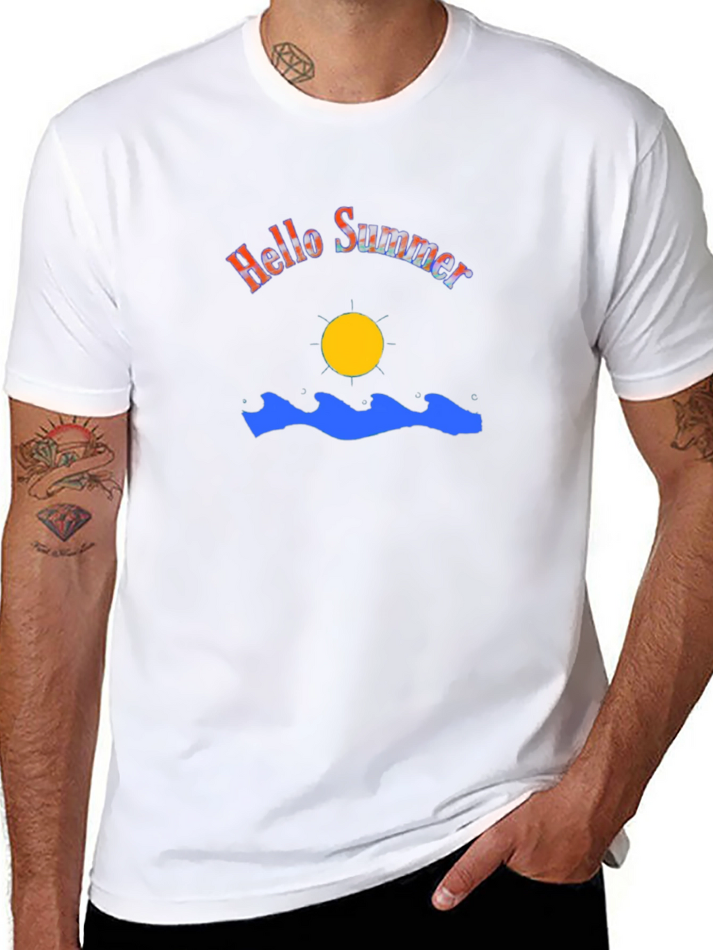 Hello Summer Graphic T-Shirt
