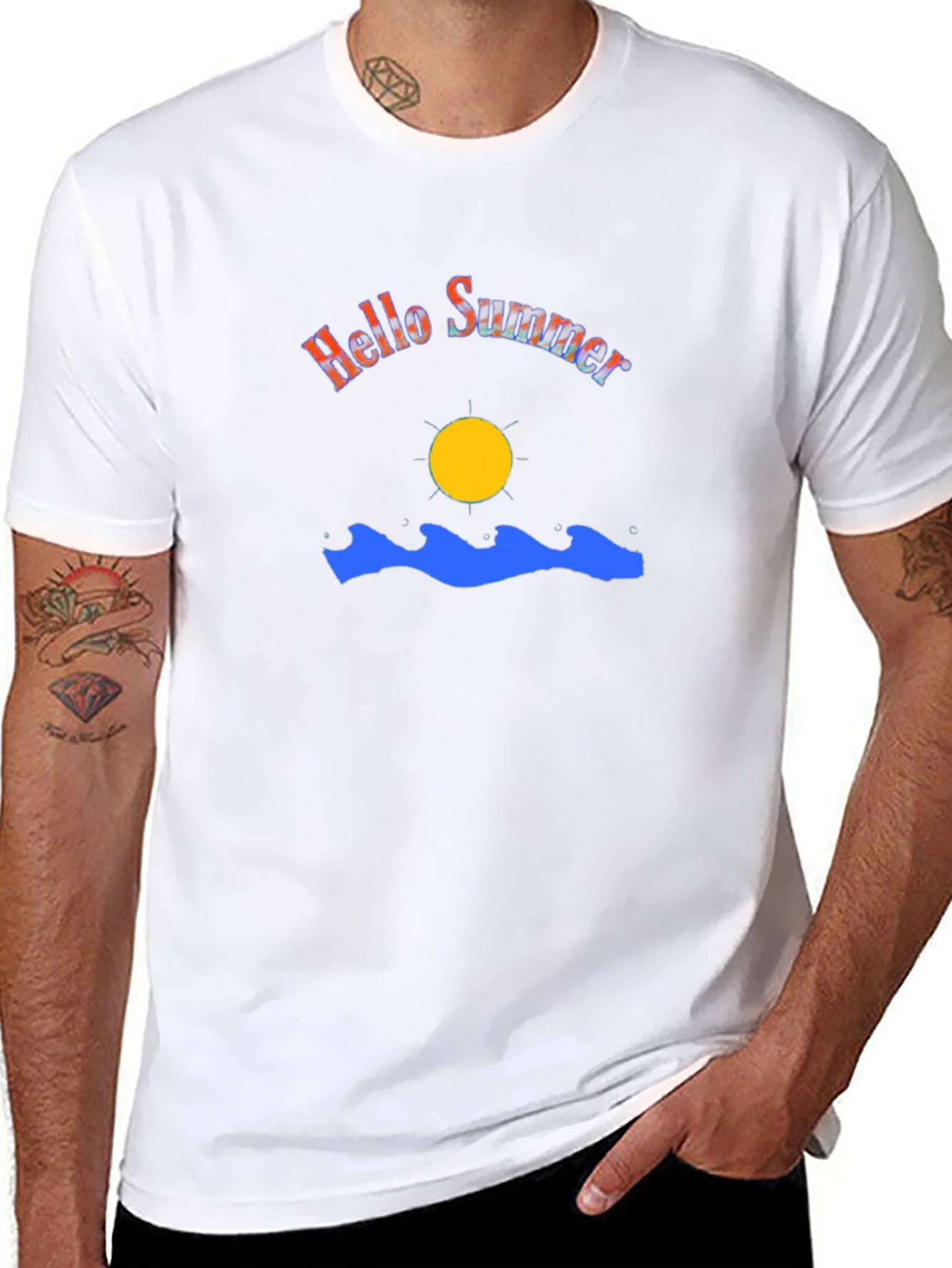 Hello Summer Graphic T-Shirt