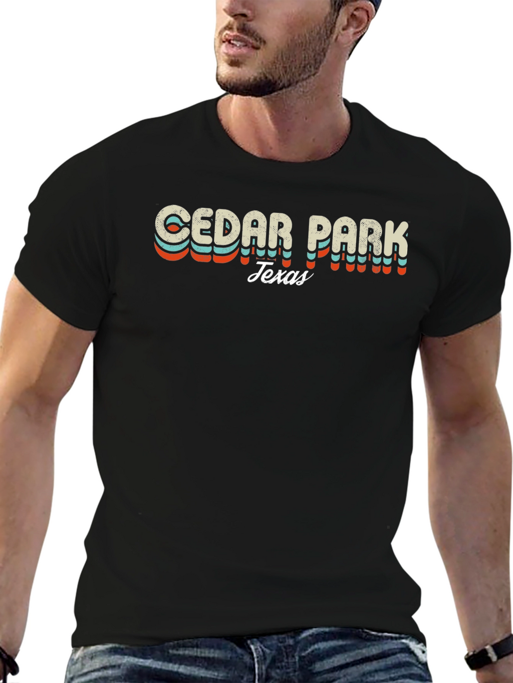 Cedar Park Texas Retro Graphic T-Shirt
