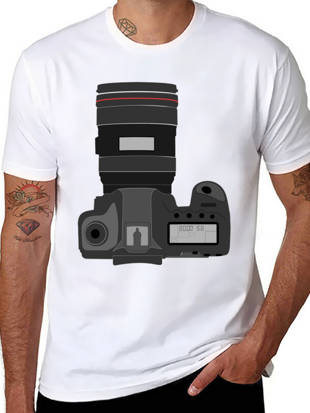 Camera Graphic T-Shirt - Photographer Gift