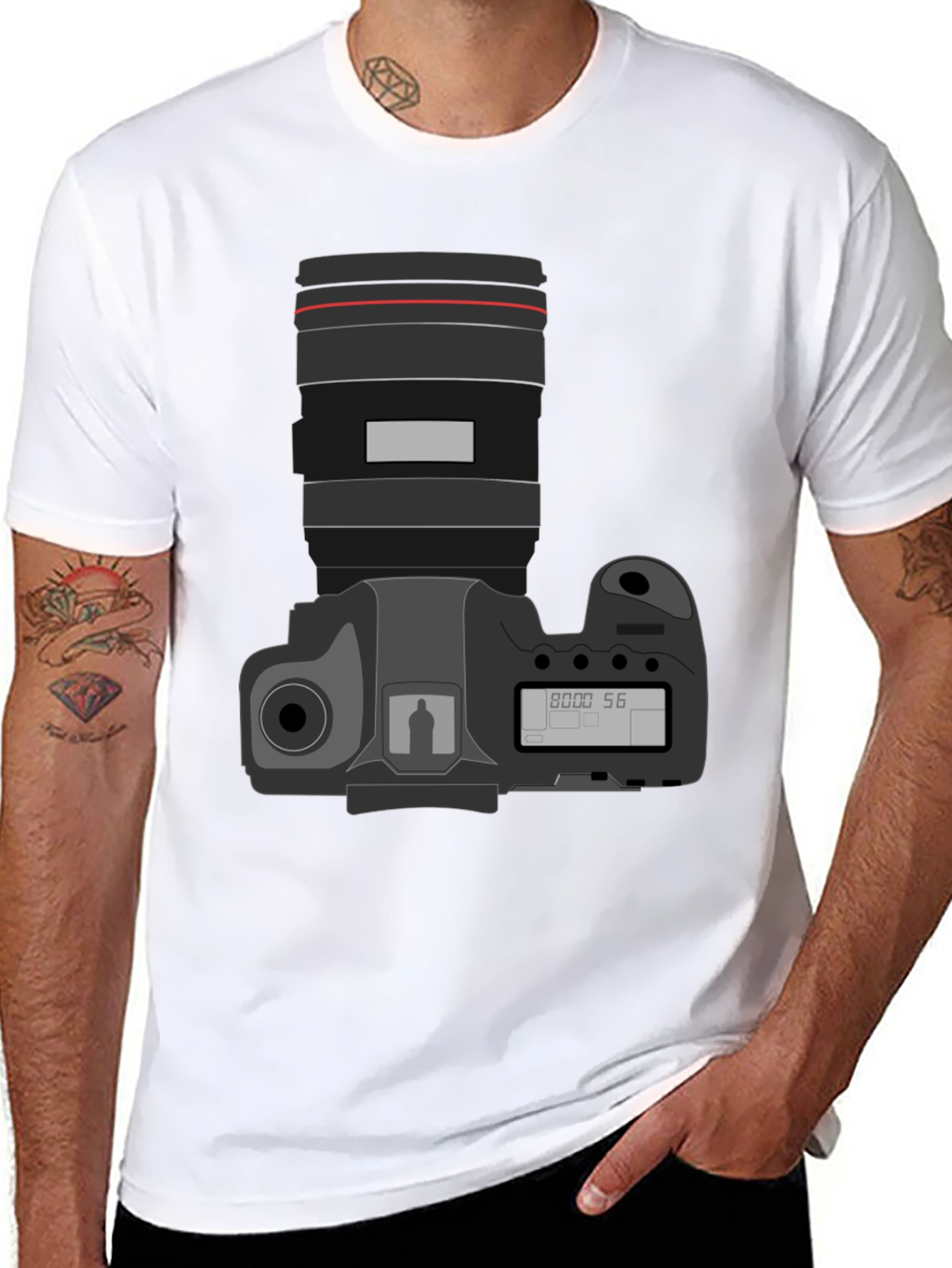 Camera Graphic T-Shirt - Photographer Gift