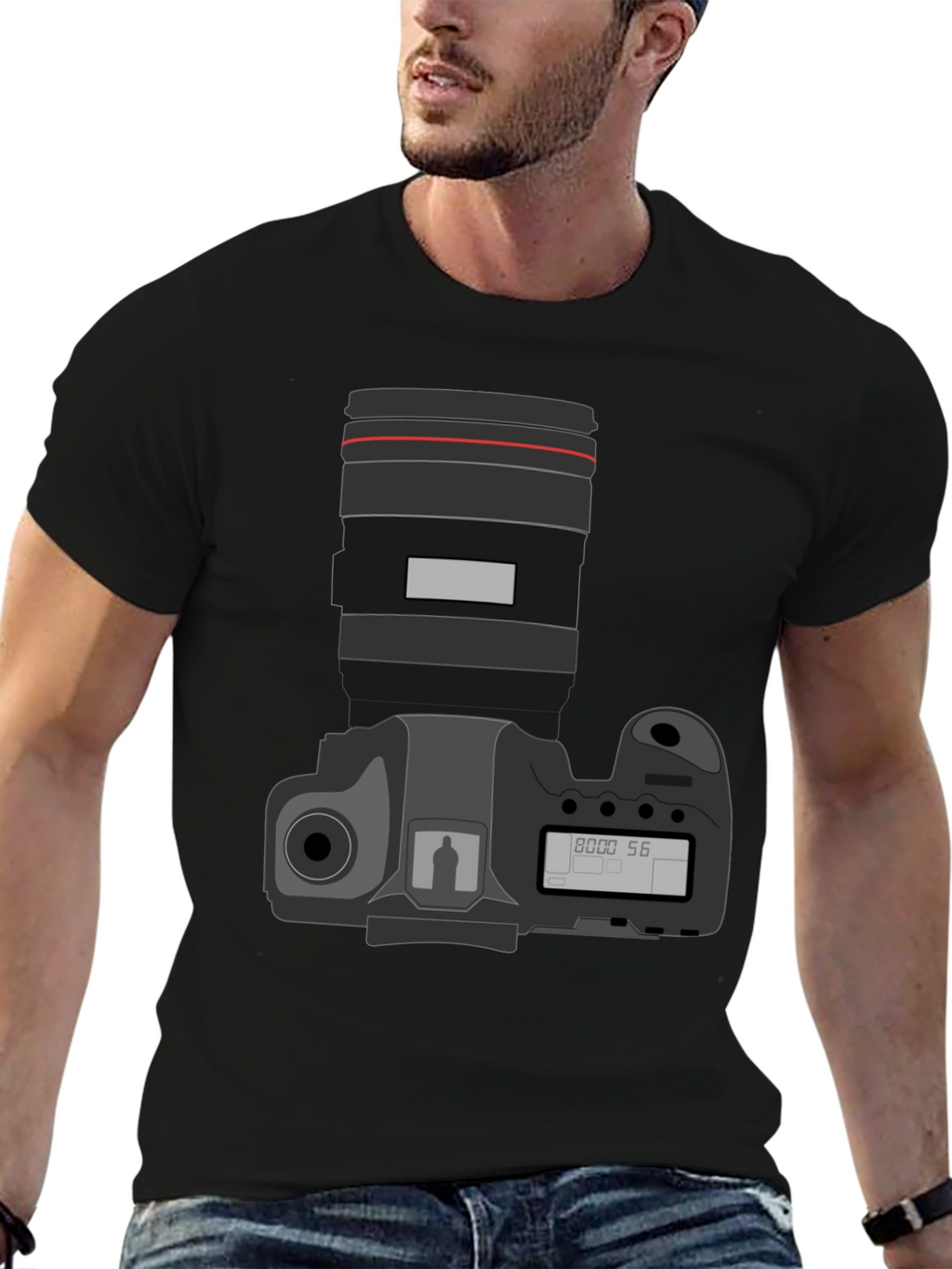 Camera Graphic T-Shirt - Photographer Gift