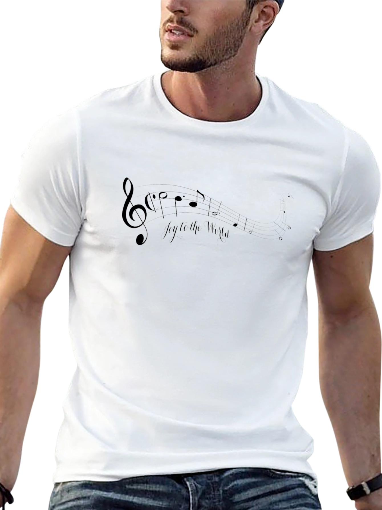 Joy To The World Musical Note T-Shirt