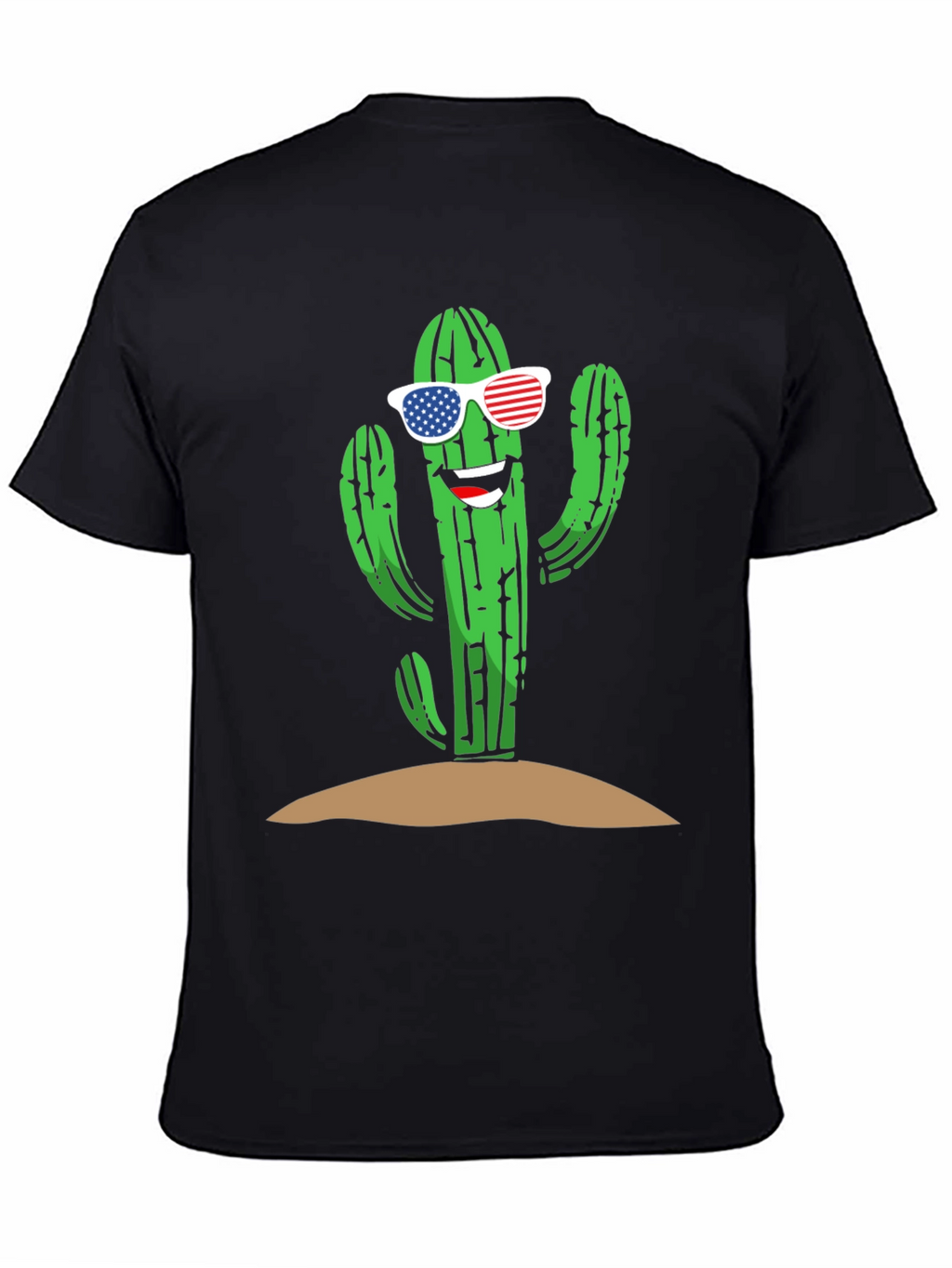 Cool Cactus USA Flag Sunglasses Tee