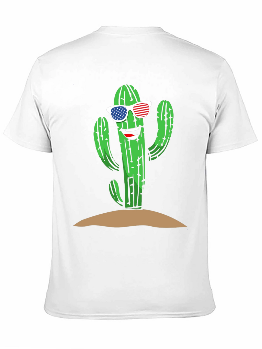 Cool Cactus USA Flag Sunglasses Tee
