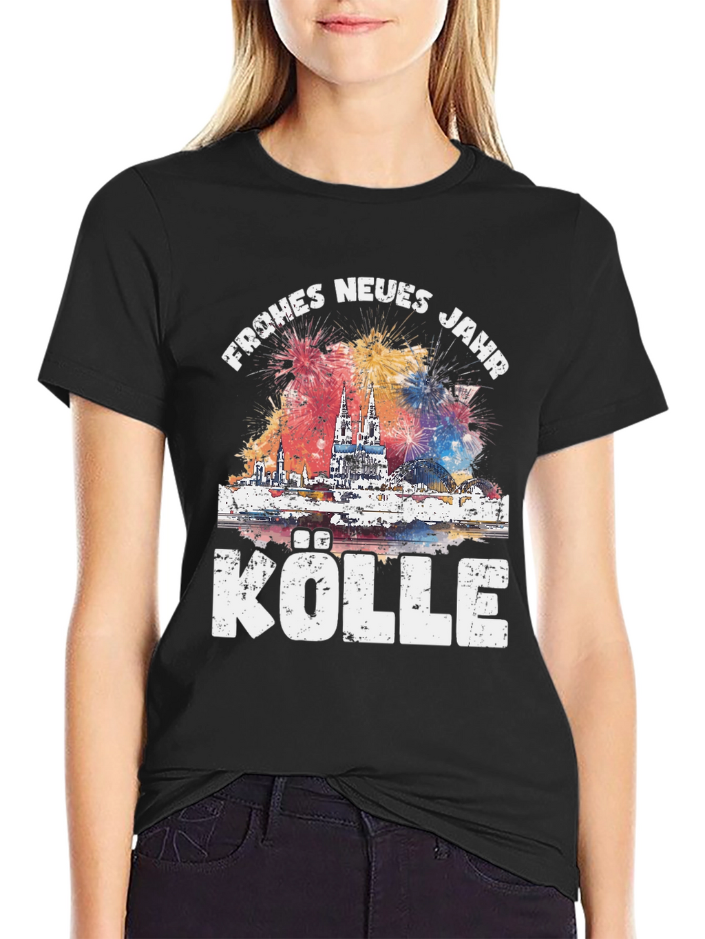 Frohes Neues Jahr Kolle Cologne New Years Eve T-Shirt