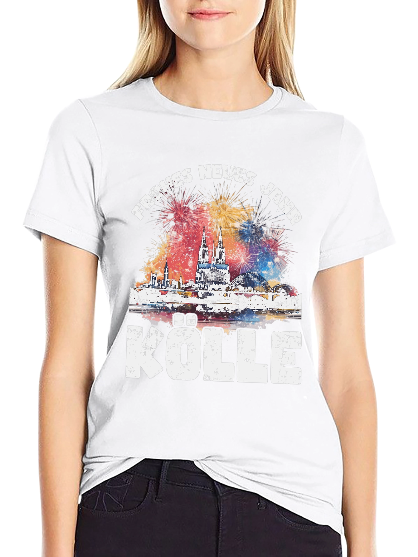 Frohes Neues Jahr Kolle Cologne New Years Eve T-Shirt