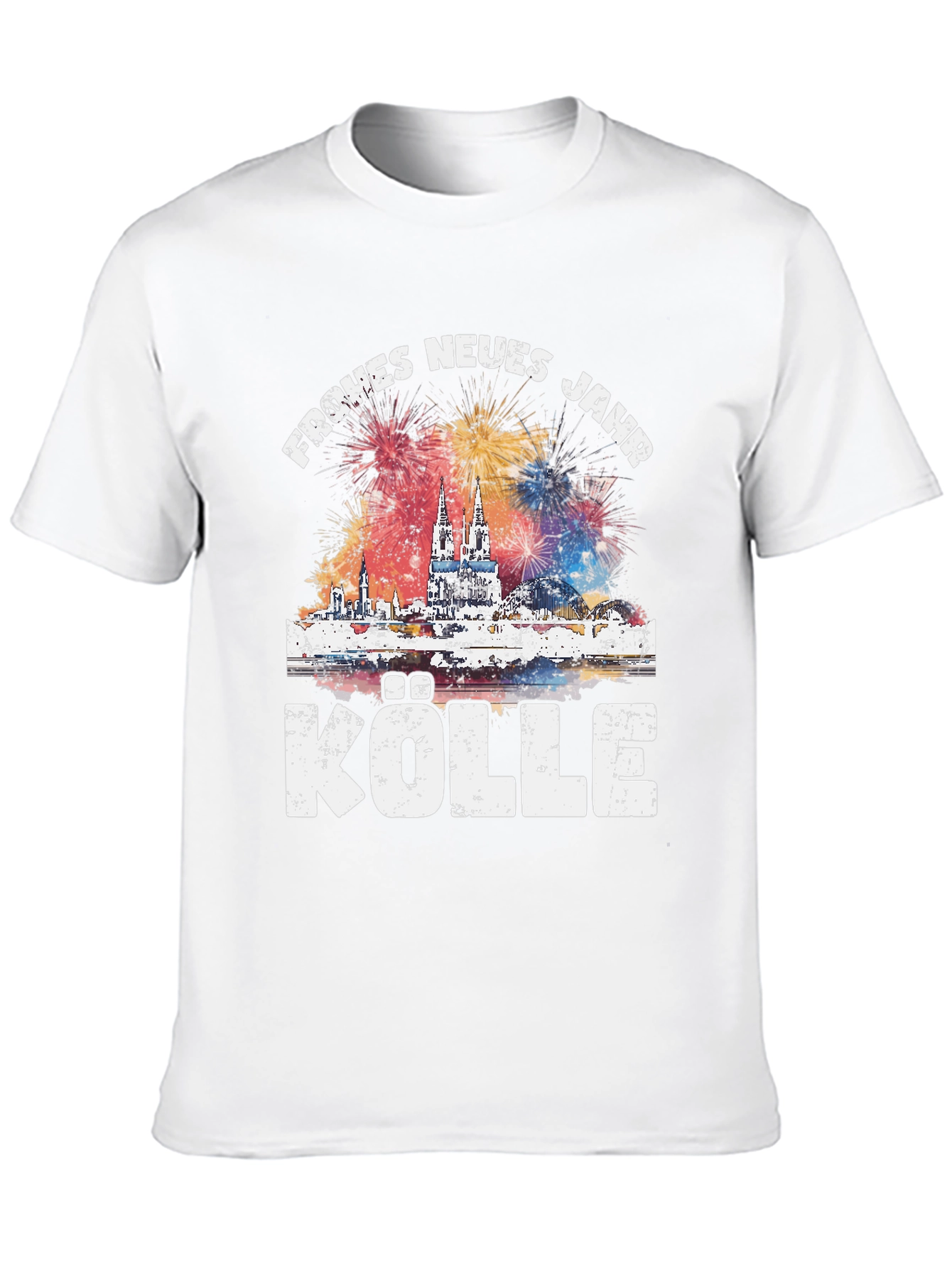 Frohes Neues Jahr Kolle Cologne New Years Eve T-Shirt
