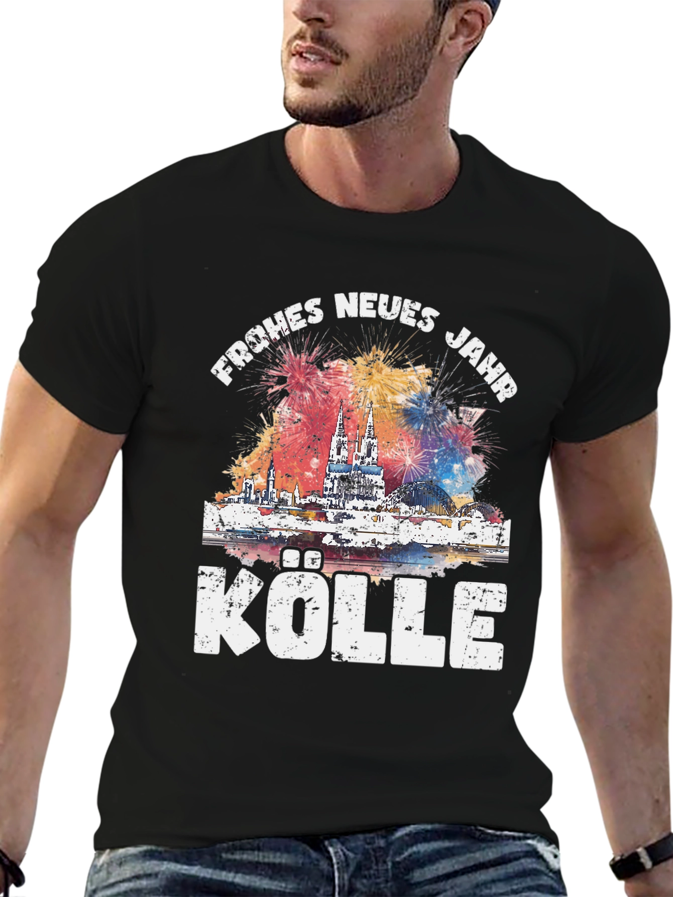 Frohes Neues Jahr Kolle Cologne New Years Eve T-Shirt